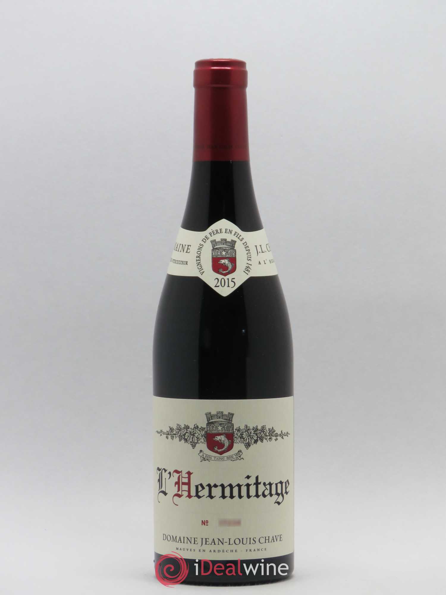 Hermitage Jean-Louis Chave 2015 - Lot de 1 bouteille - 0