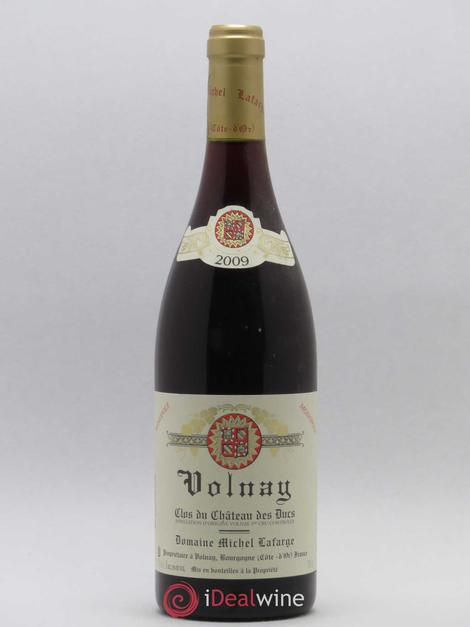 Volnay 1er Cru Clos du Château des Ducs Lafarge (Domaine) 2009 - Lot de 1 bouteille - 0