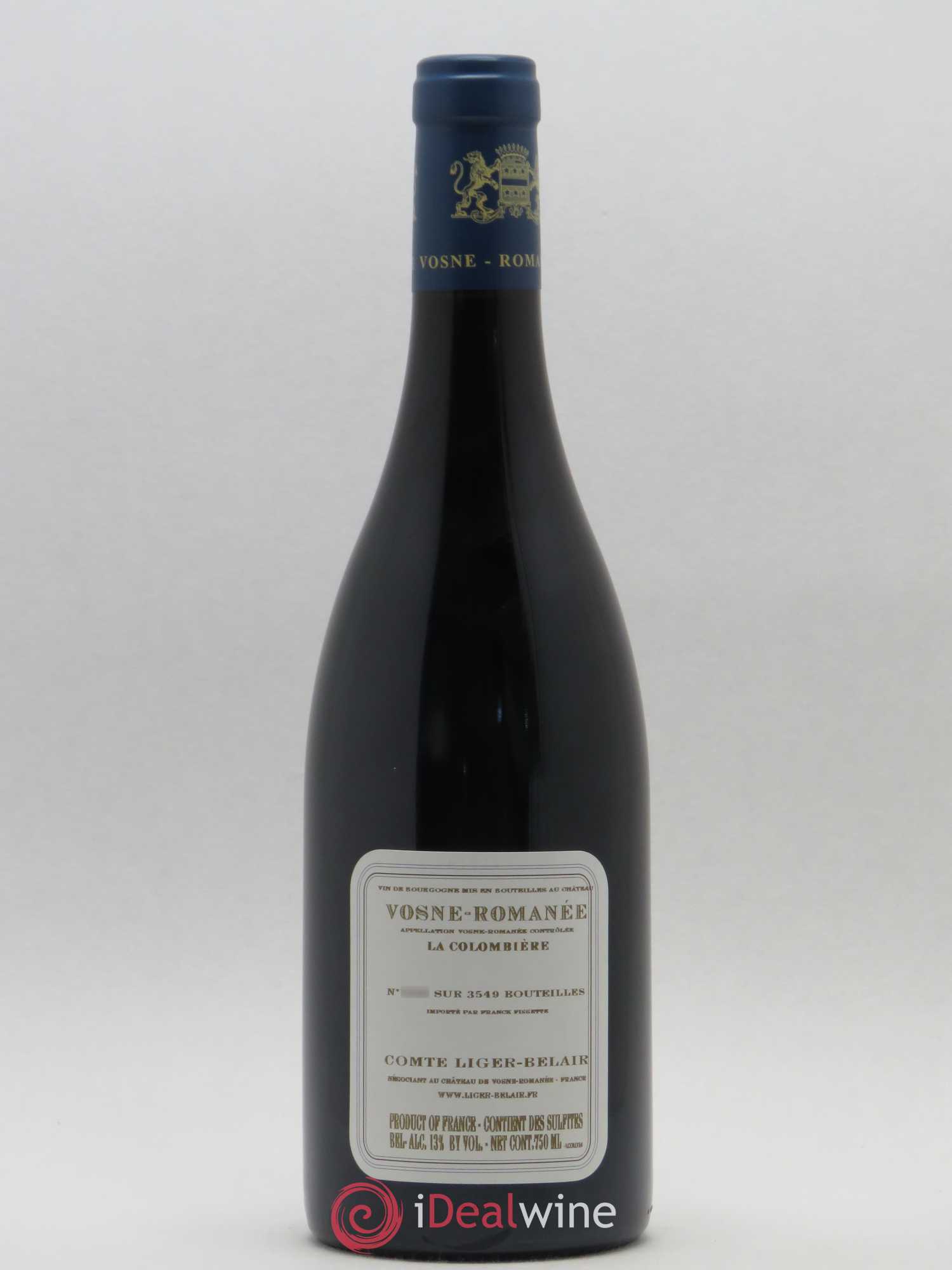 Vosne-Romanée La Colombière Comte Liger-Belair (Domaine du) 2014 - Lot de 1 bouteille - 1