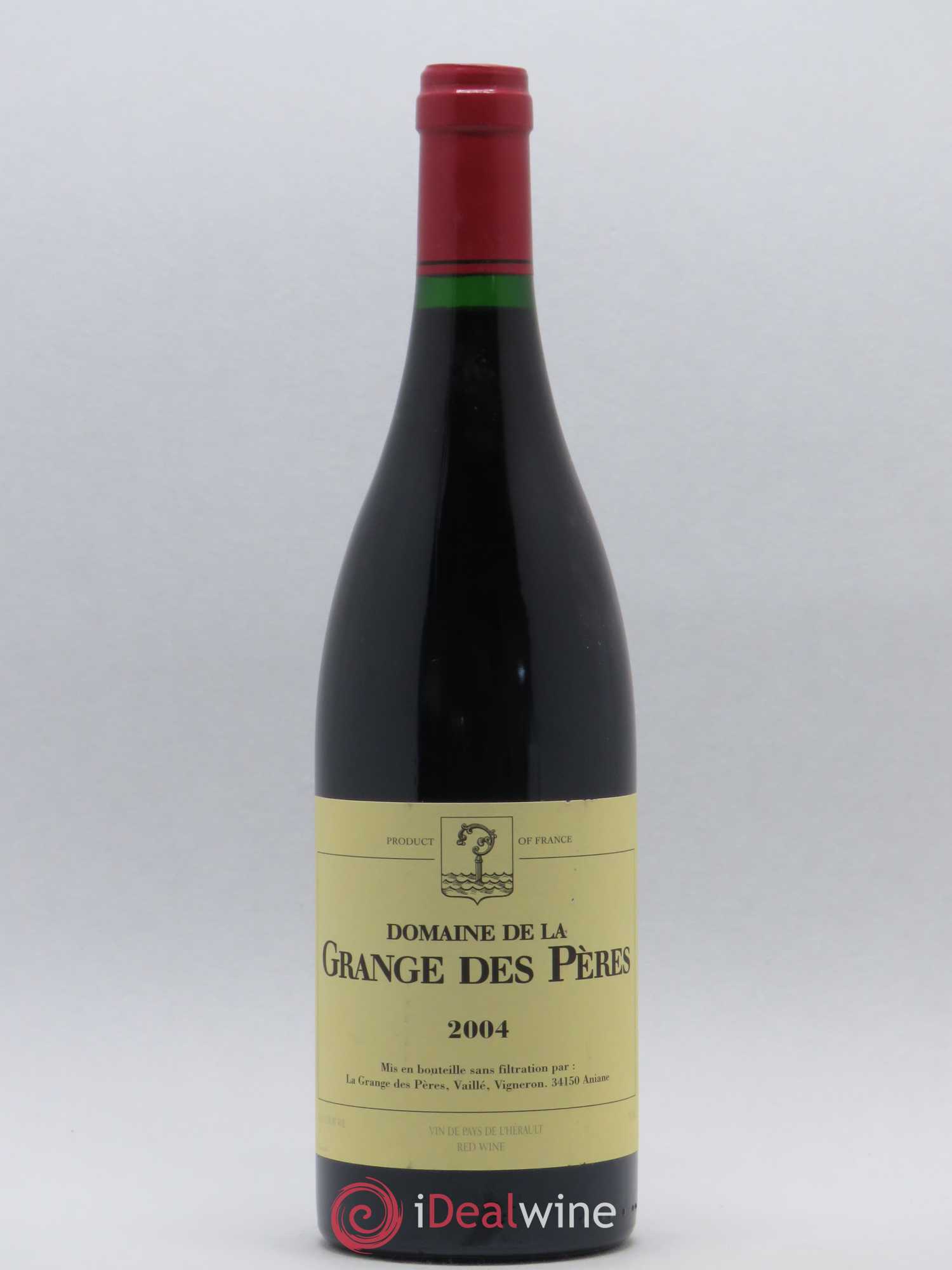 Pays d'Hérault Grange des Pères Laurent Vaillé 2004 - Lot de 1 bouteille - 0