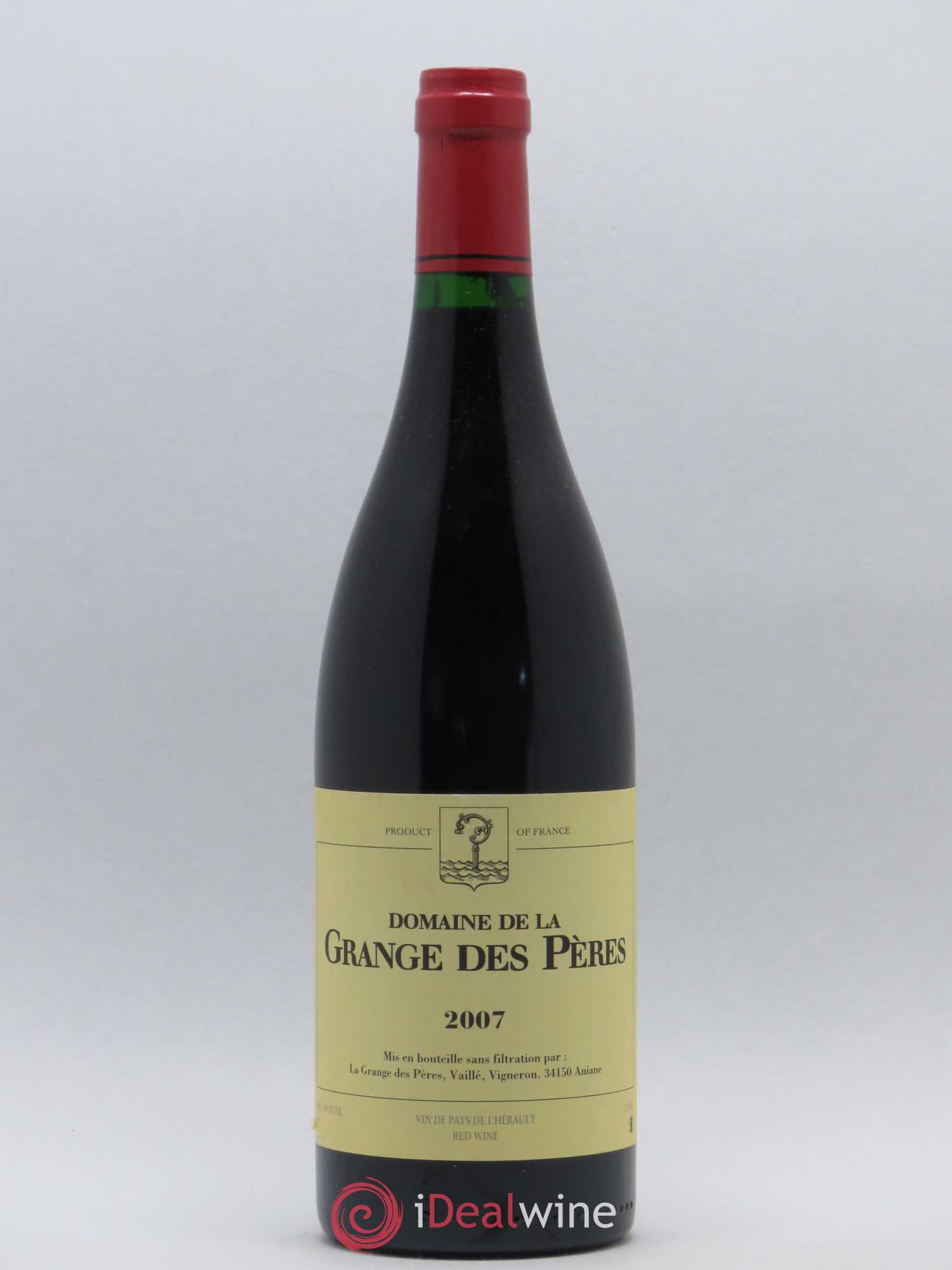 Pays d'Hérault Grange des Pères Laurent Vaillé 2007 - Lot de 1 bouteille - 0
