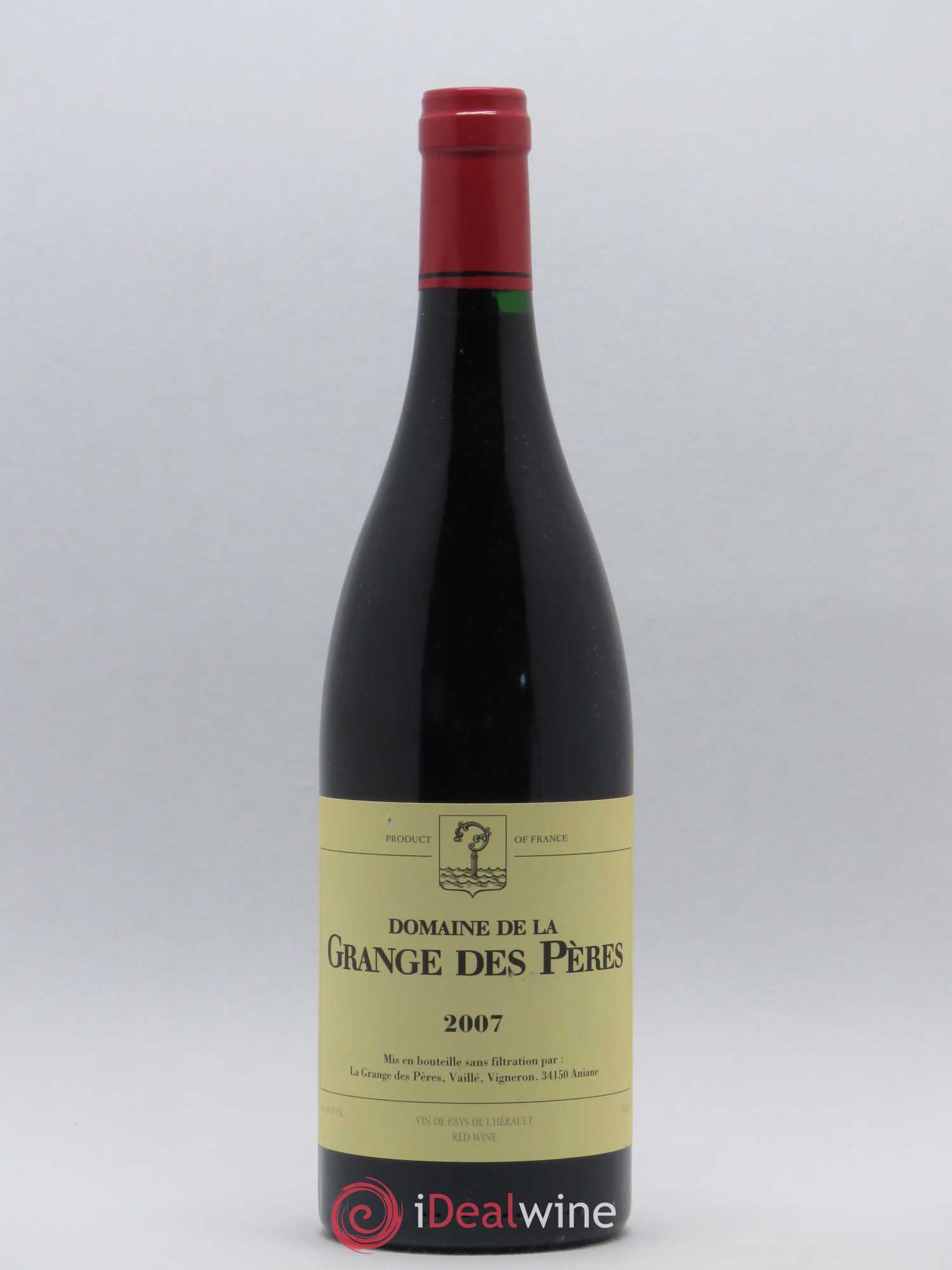 Pays d'Hérault Grange des Pères Laurent Vaillé 2007 - Lot de 1 bouteille - 0