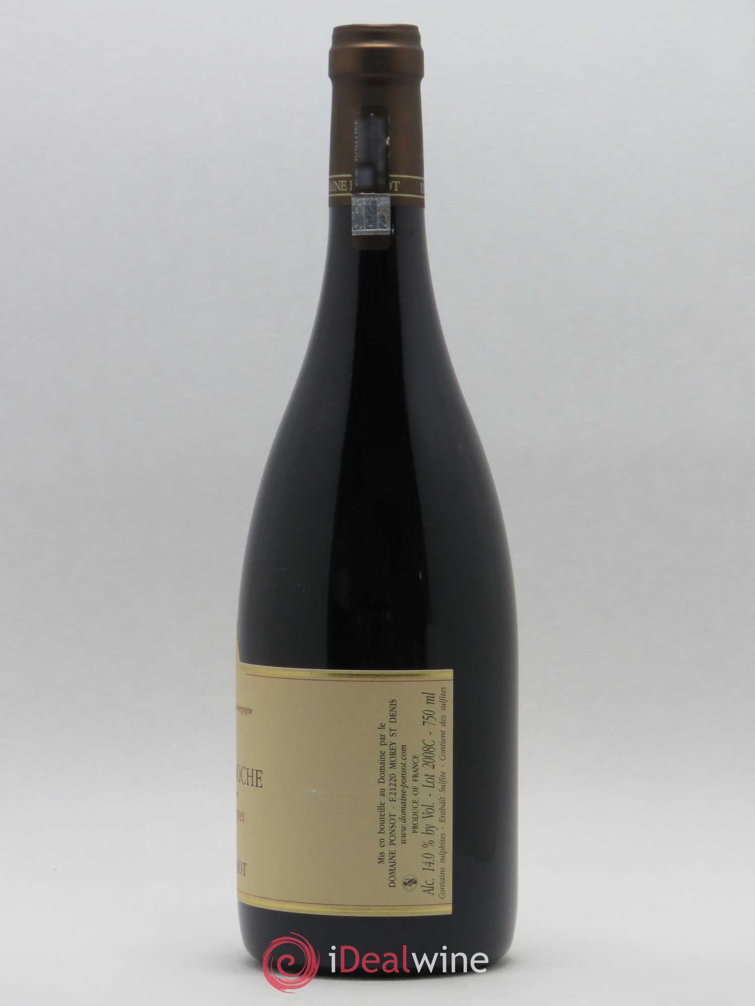 Clos de la Roche Grand Cru Vieilles Vignes Ponsot (Domaine) 2008 - Lot de 1 bouteille - 1