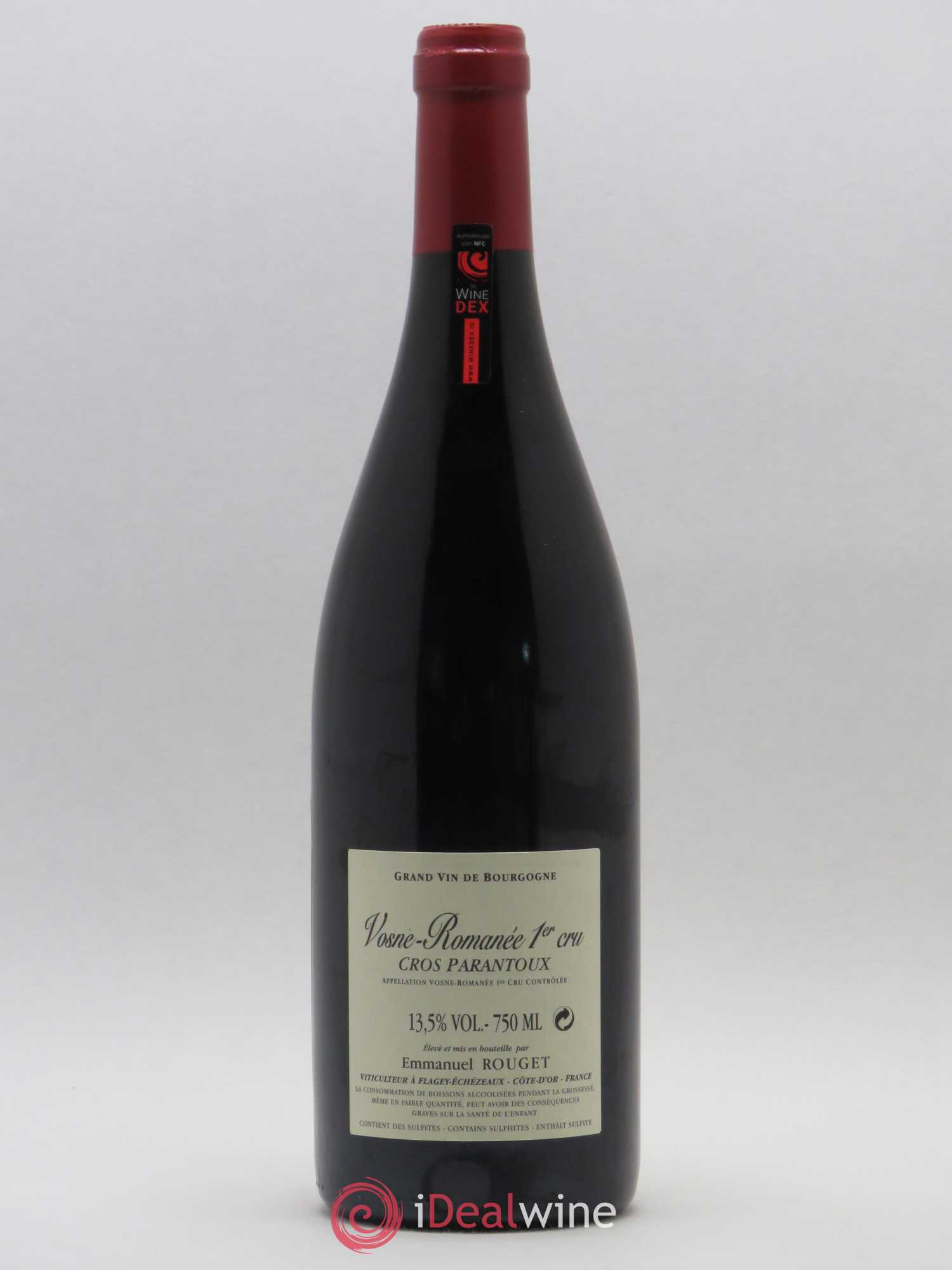 Vosne-Romanée 1er Cru Cros Parantoux Emmanuel Rouget 2008 - Lot de 1 bouteille - 1