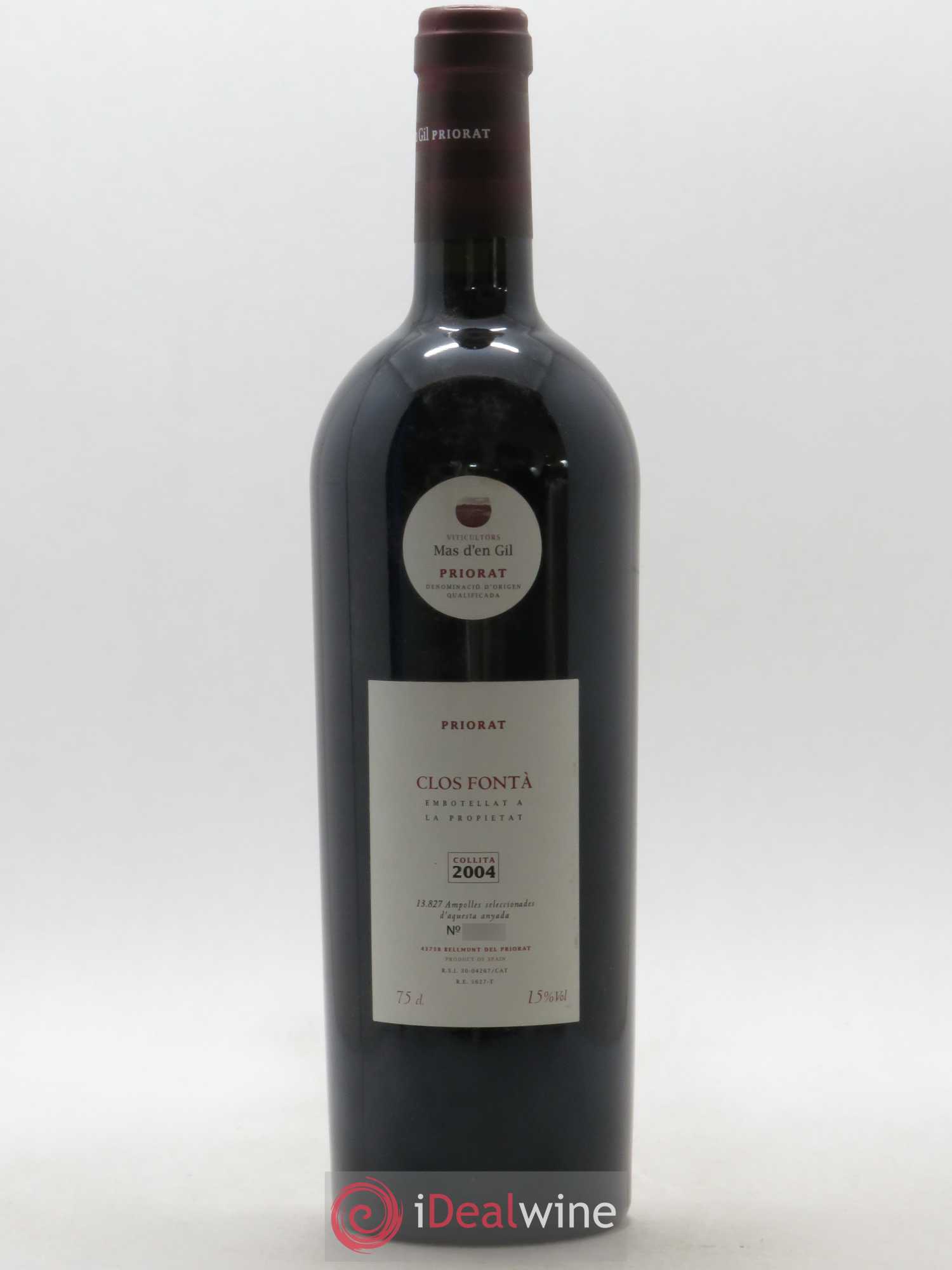Priorat DOCA Clos Fonta Mas d'en Gil 2004 - Posten von 1 Flasche - 0