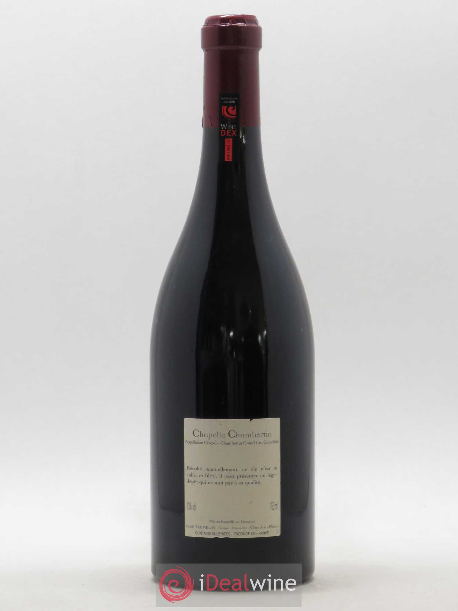 Chapelle-Chambertin Grand Cru Cécile Tremblay 2005 - Lot de 1 bouteille - 1