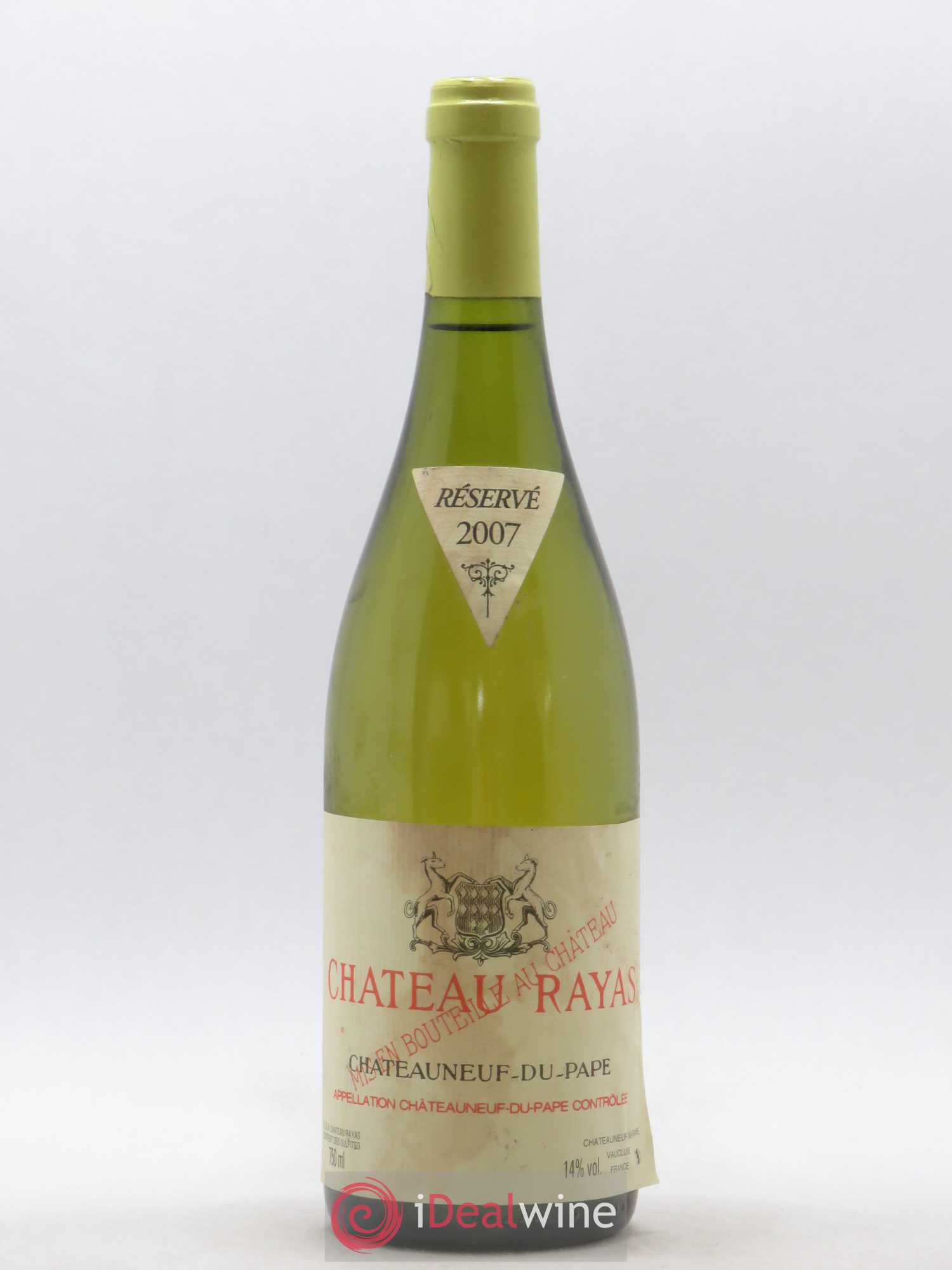 Châteauneuf-du-Pape Château Rayas Emmanuel Reynaud 2007 - Lot de 1 bouteille - 0