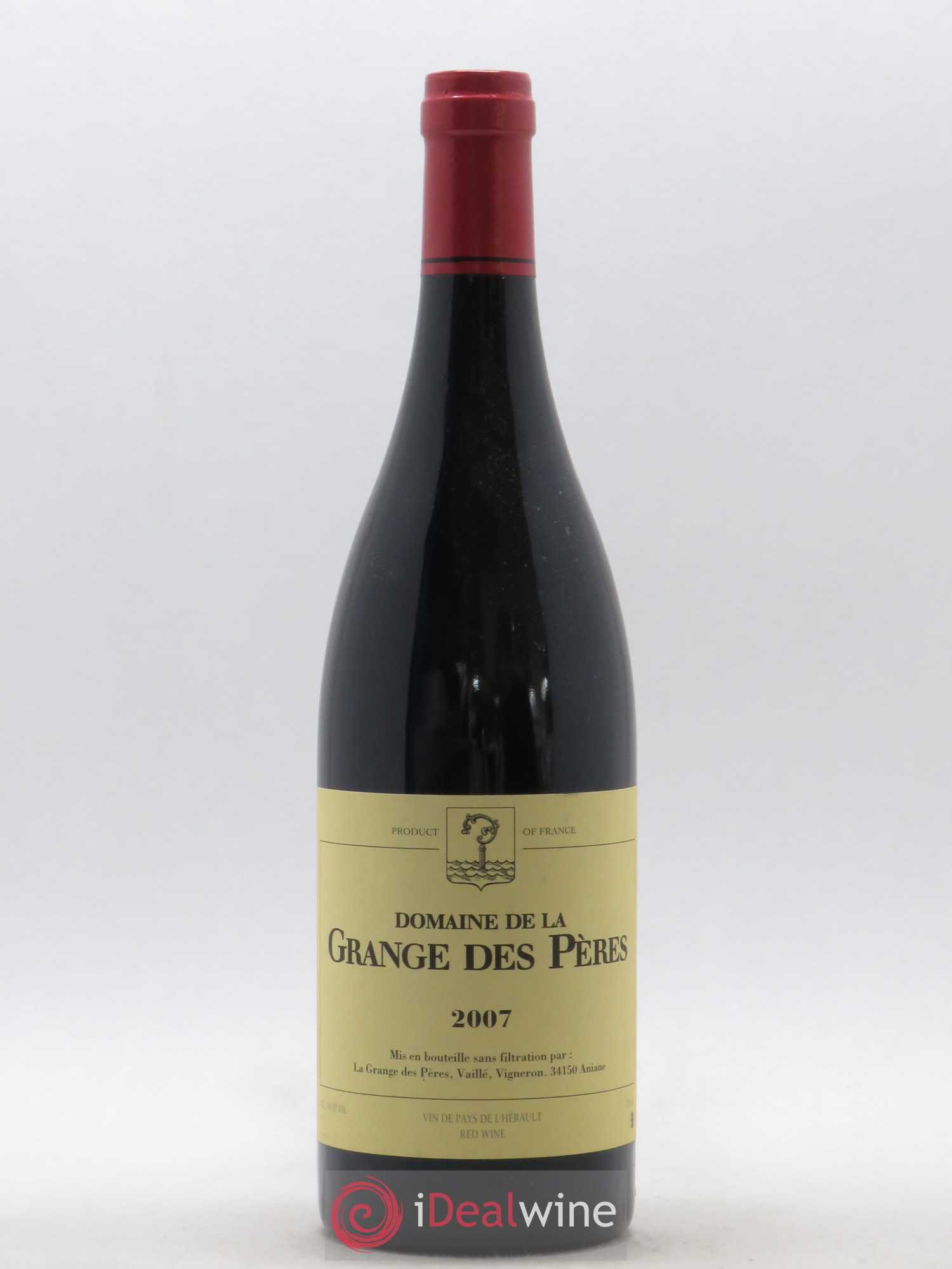 Pays d'Hérault Grange des Pères Laurent Vaillé 2007 - Lot de 1 bouteille - 0