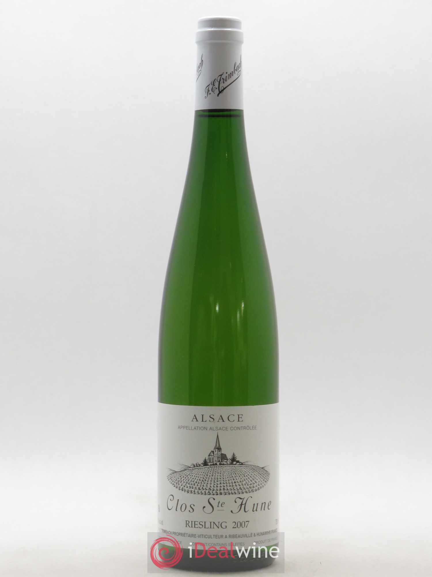 Alsace Riesling Clos Sainte-Hune Trimbach (Domaine) 2007 - Lot de 1 bouteille - 0