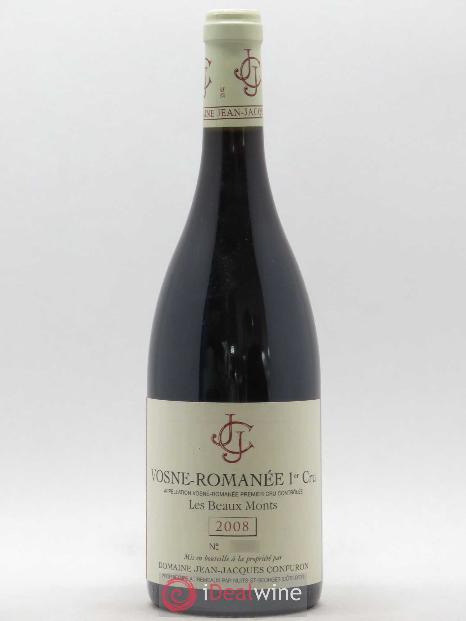 Vosne-Romanée 1er Cru Les Beaux Monts Jean-Jacques Confuron 2008 - Lot de 1 bouteille - 0