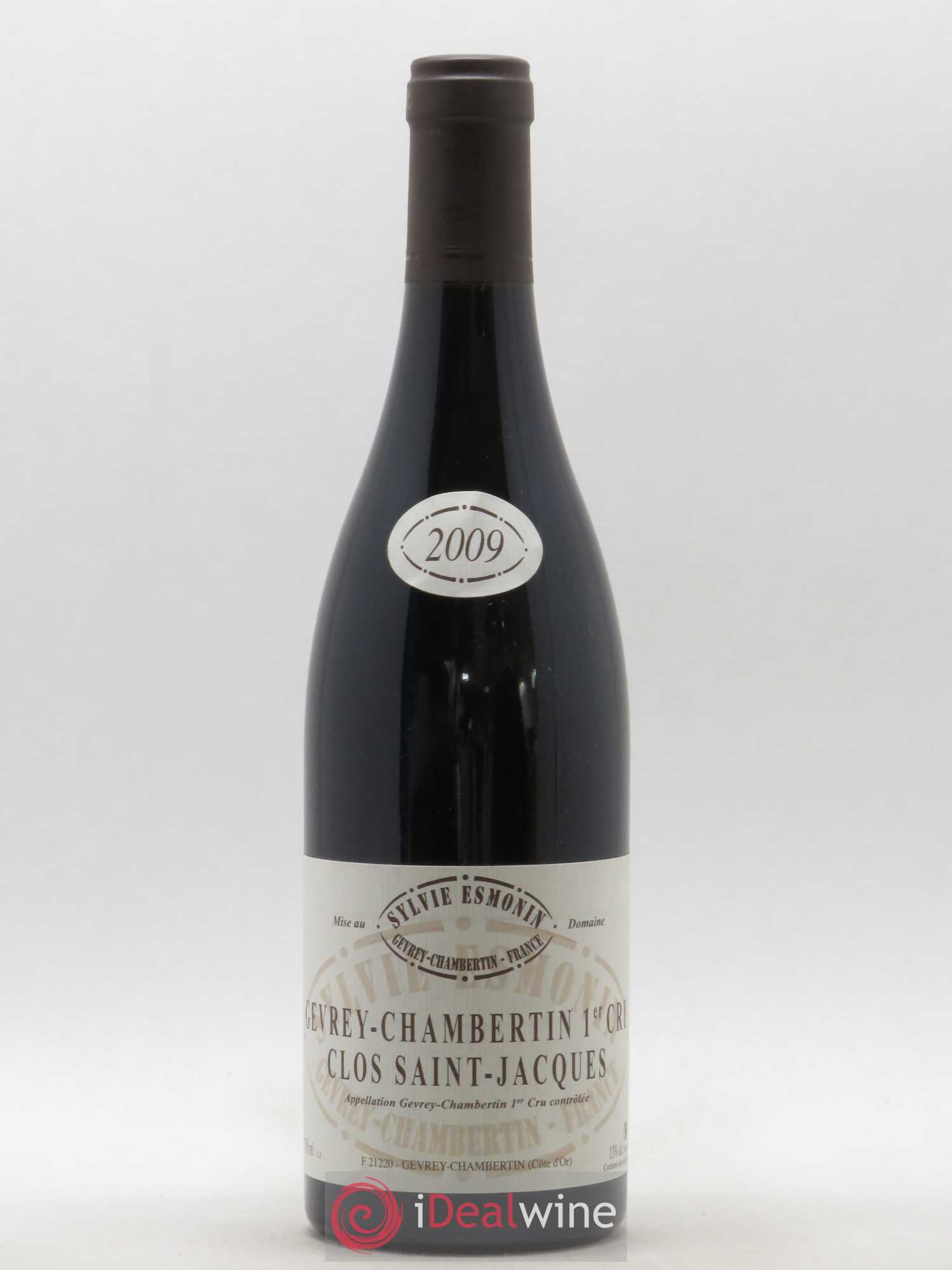 Gevrey-Chambertin 1er Cru Clos Saint Jacques Sylvie Esmonin 2009 - Lot de 1 bouteille - 0