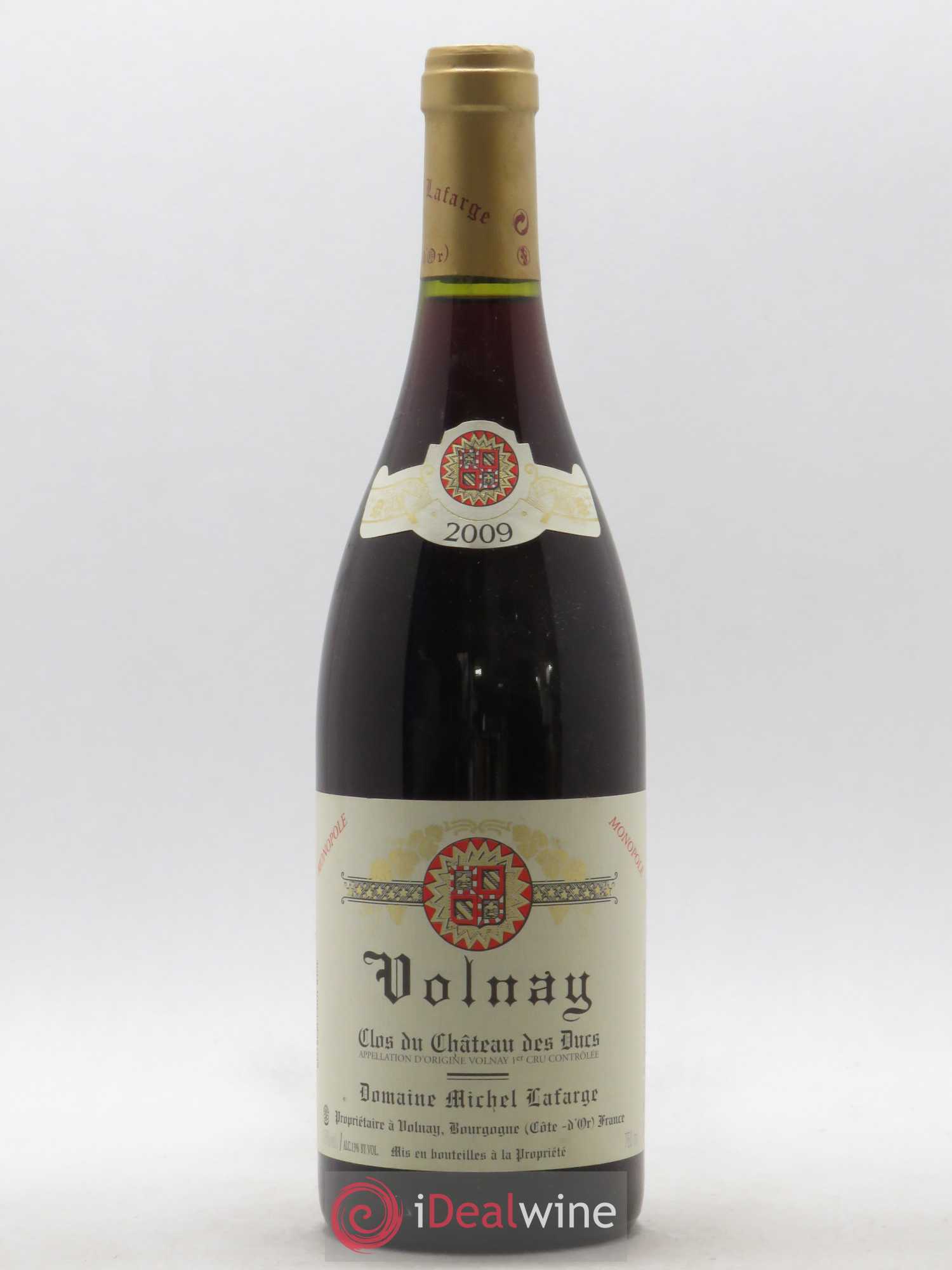 Volnay 1er Cru Clos du Château des Ducs Lafarge (Domaine) 2009 - Lot de 1 bouteille - 0