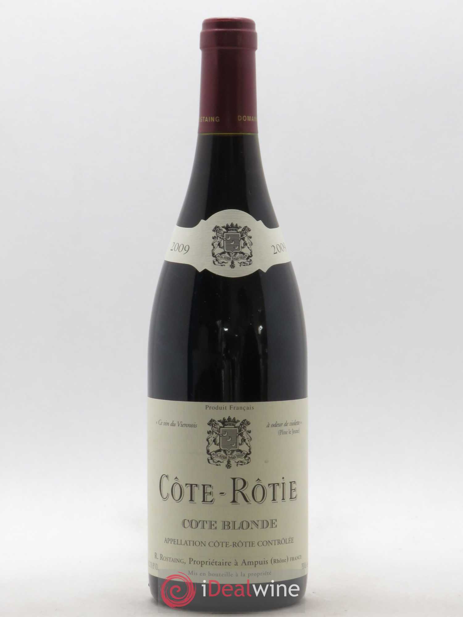 Côte-Rôtie Côte Blonde René Rostaing 2009 - Posten von 1 Flasche - 0