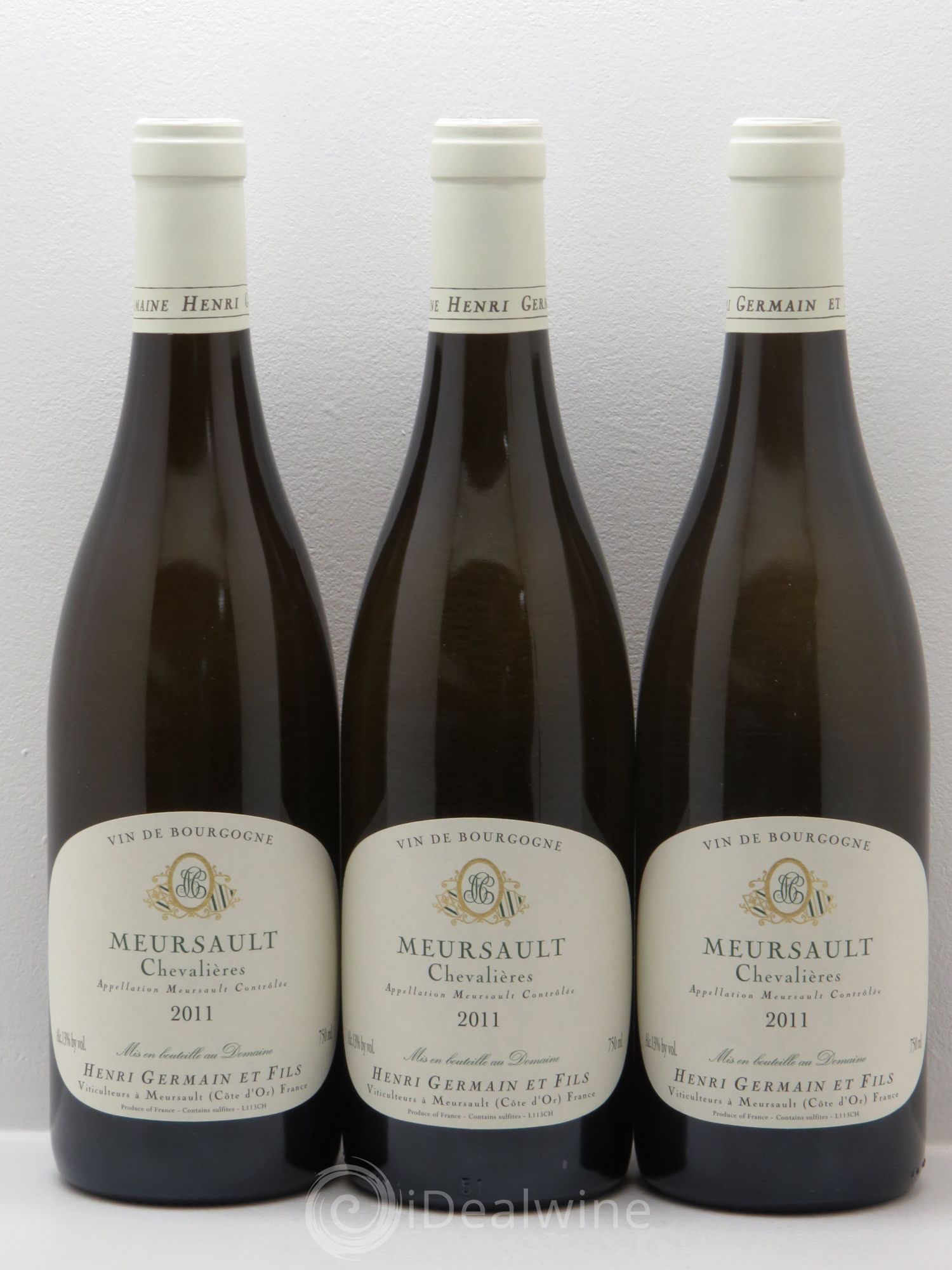 Meursault Chevalières - Henri Germain 2011 - Posten von 3 Flaschen - 0