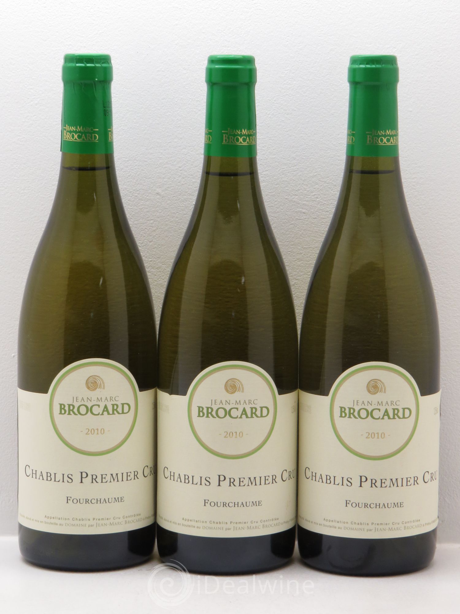 Chablis 1er Cru Domaine Brocard 2010 - Posten von 3 Flaschen - 0