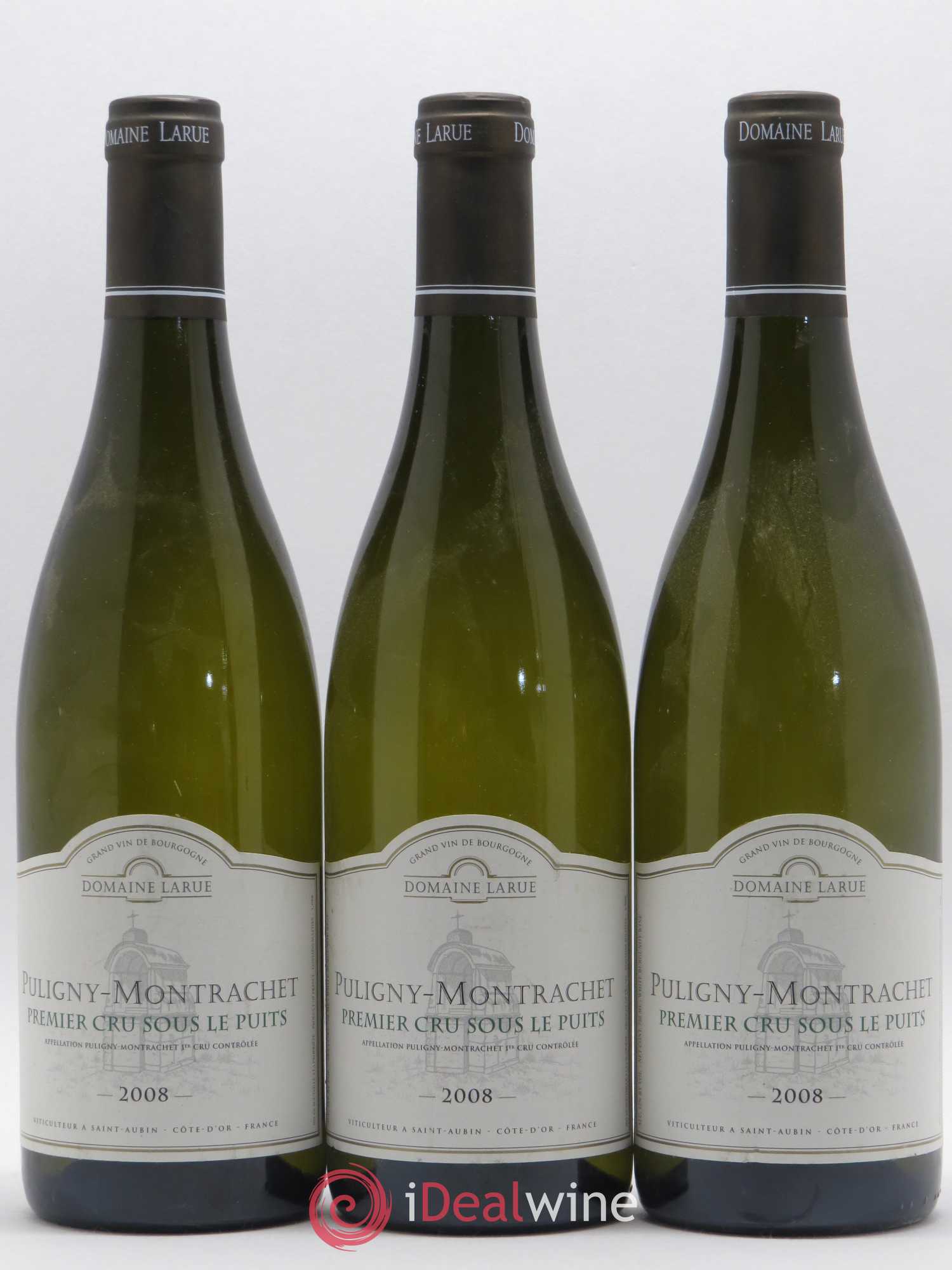 Puligny-Montrachet 1er Cru Sous le puits Domaine Larue 2008 - Posten von 3 Flaschen - 0