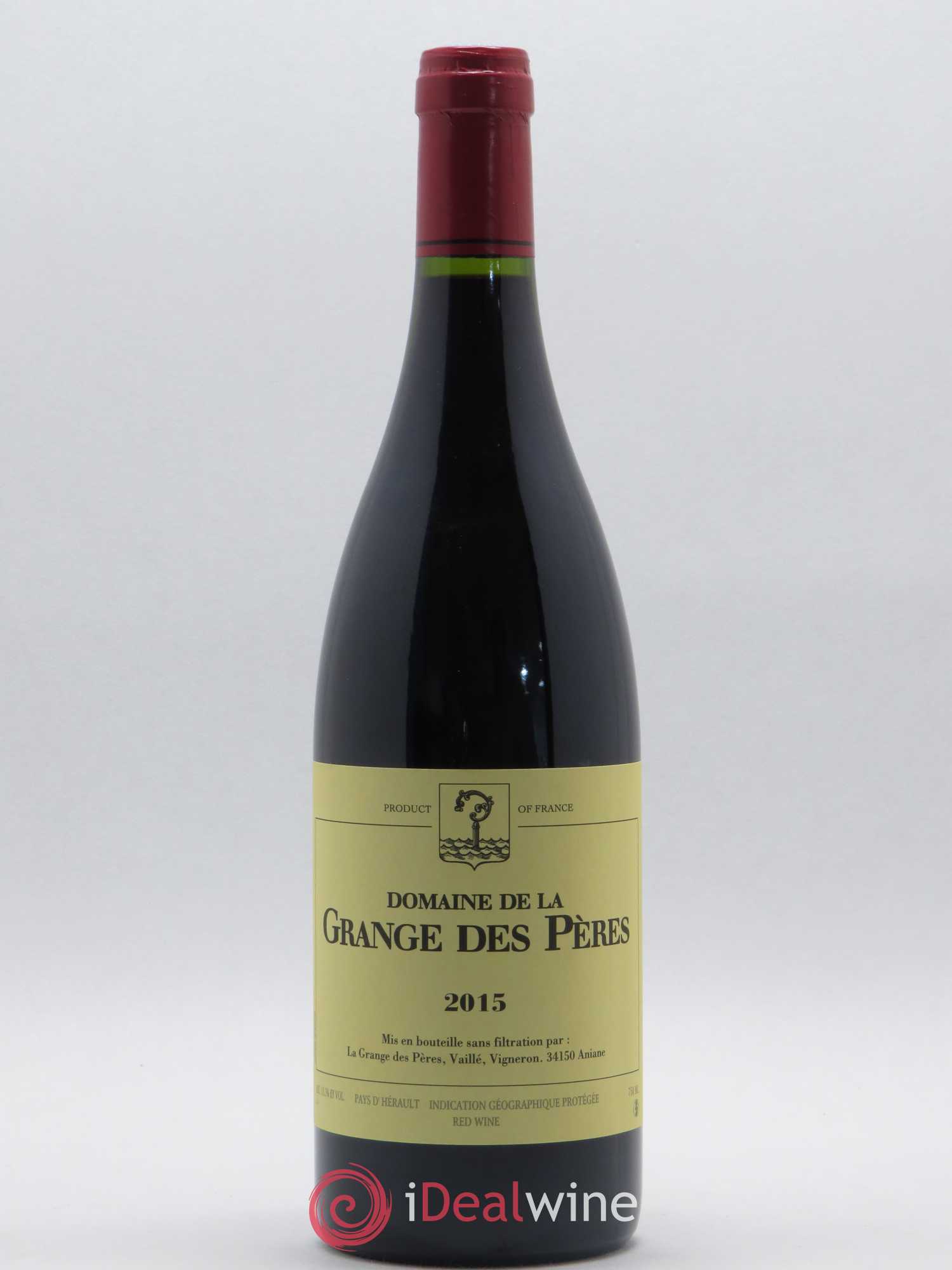 Pays d'Hérault Grange des Pères Laurent Vaillé 2015 - Lot de 1 bouteille - 0