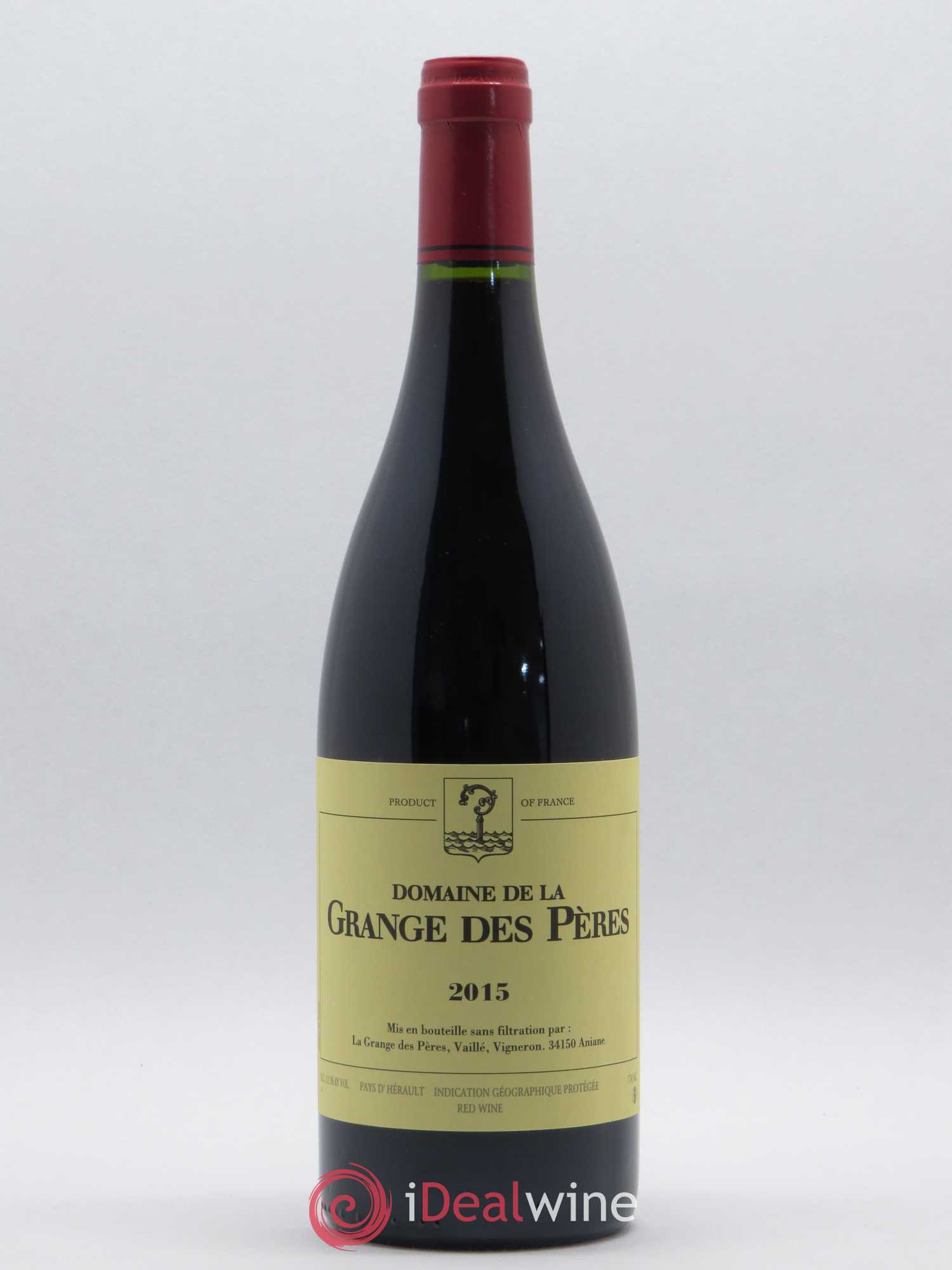 Pays d'Hérault Grange des Pères Laurent Vaillé 2015 - Lot de 1 bouteille - 0
