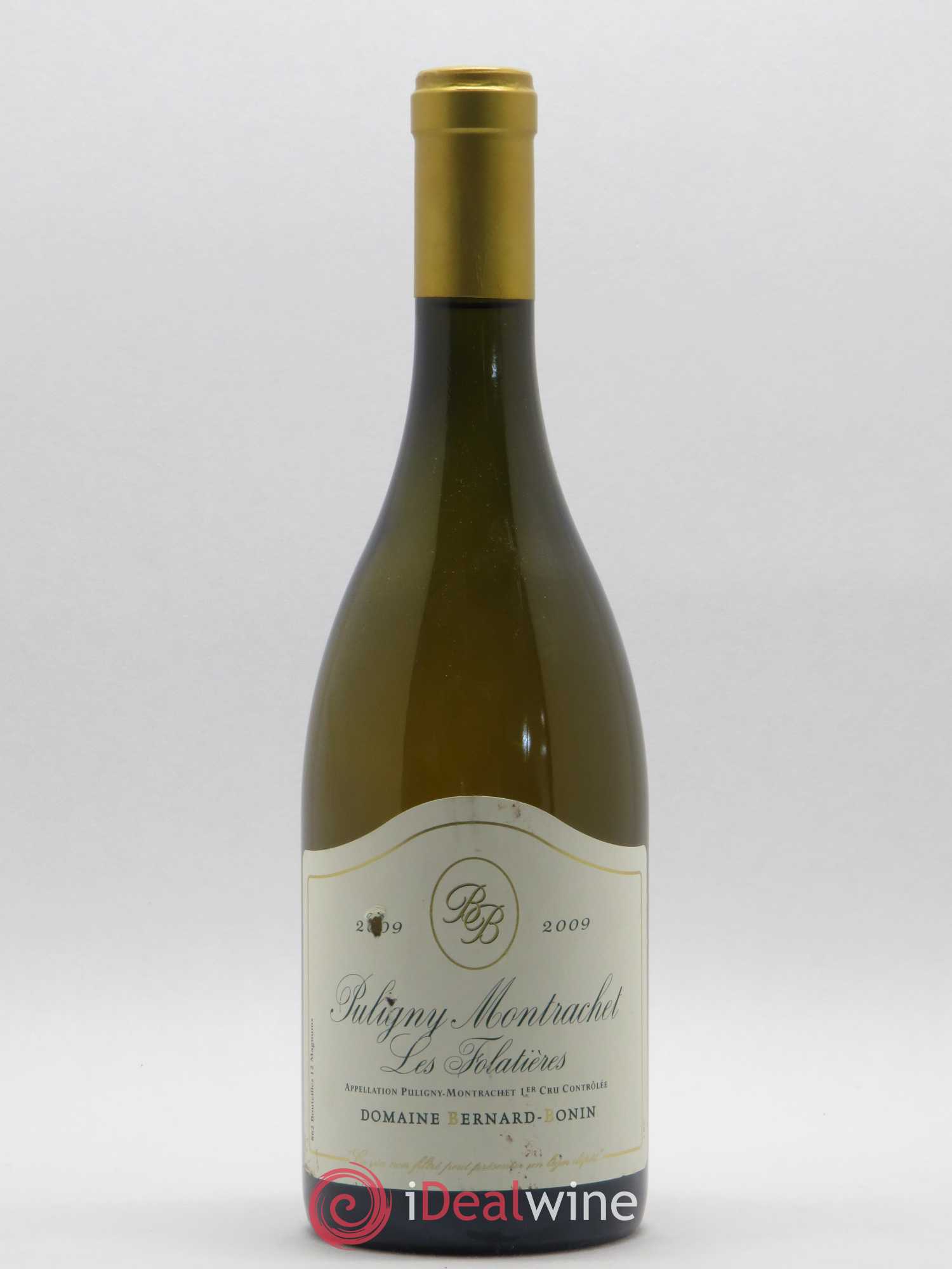 Puligny-Montrachet 1er Cru Les Folatières Bernard Bonin 2009 - Posten von 1 Flasche - 0