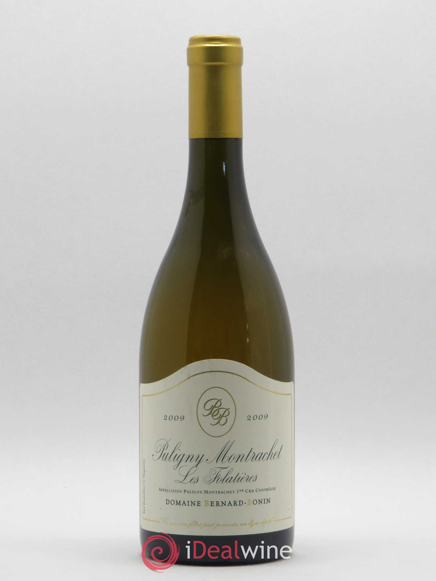 Puligny-Montrachet 1er Cru Les Folatières Bernard Bonin 2009 - Posten von 1 Flasche - 0