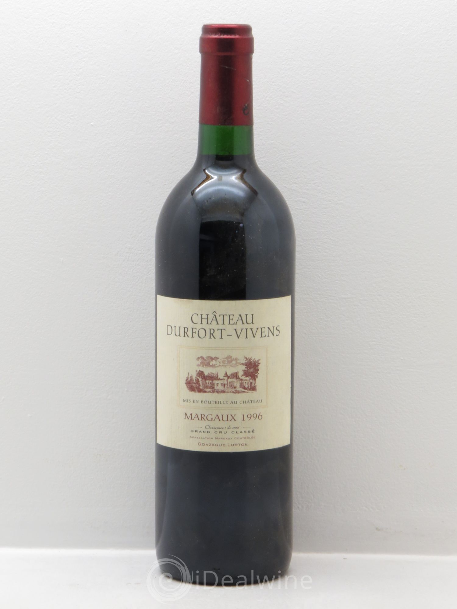 Château Durfort Vivens 2ème Grand Cru Classé 1996 - Lot de 1 bouteille - 0