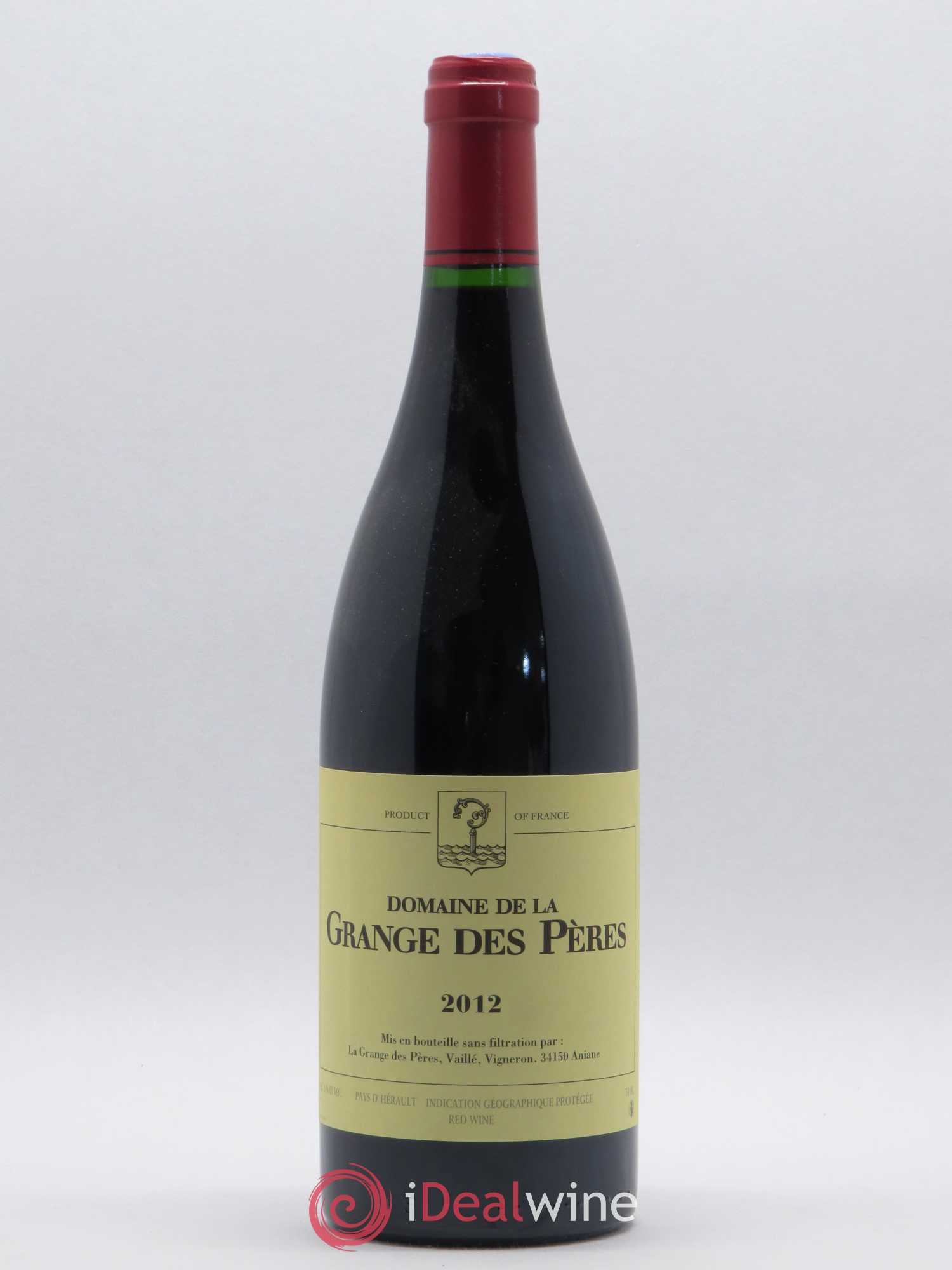 Pays d'Hérault Grange des Pères Laurent Vaillé 2012 - Lot de 1 bouteille - 0