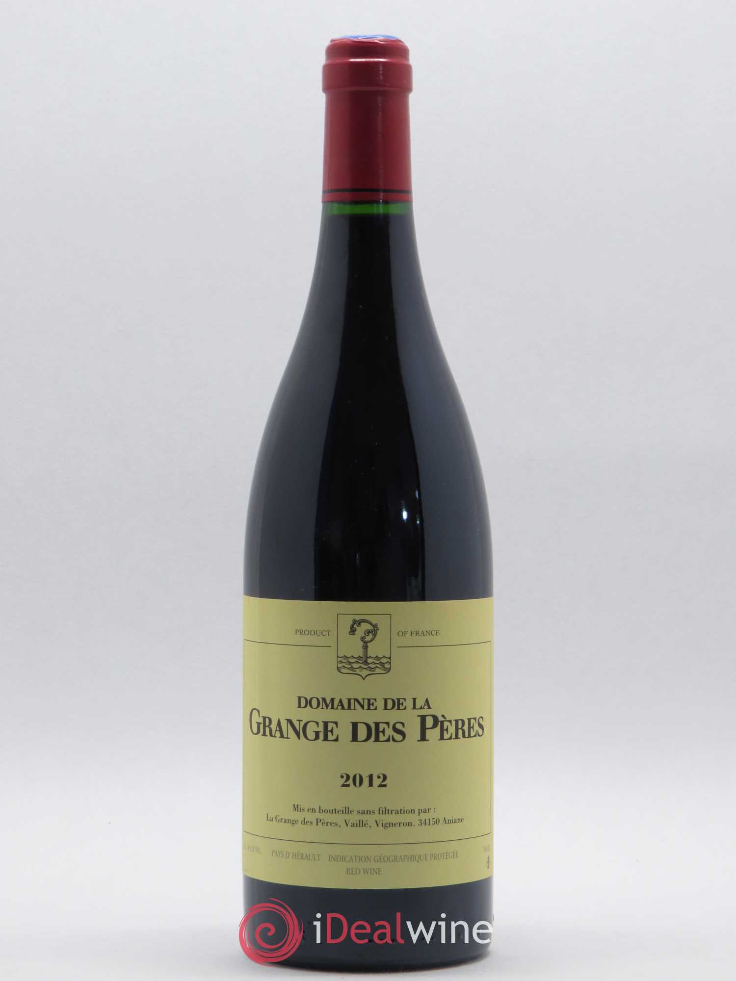 Pays d'Hérault Grange des Pères Laurent Vaillé 2012 - Lot de 1 bouteille - 0