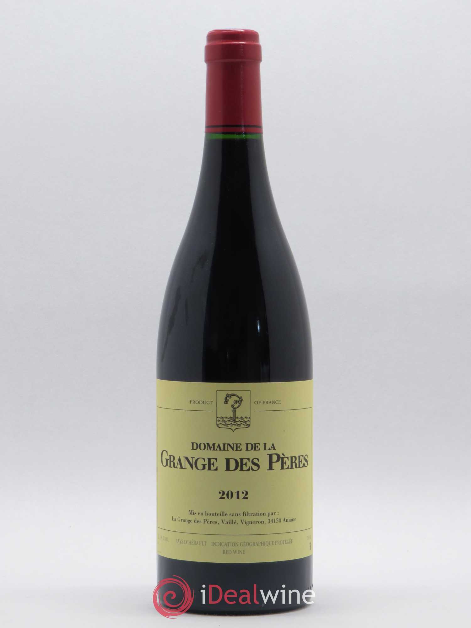 Pays d'Hérault Grange des Pères Laurent Vaillé 2012 - Lot de 1 bouteille - 0