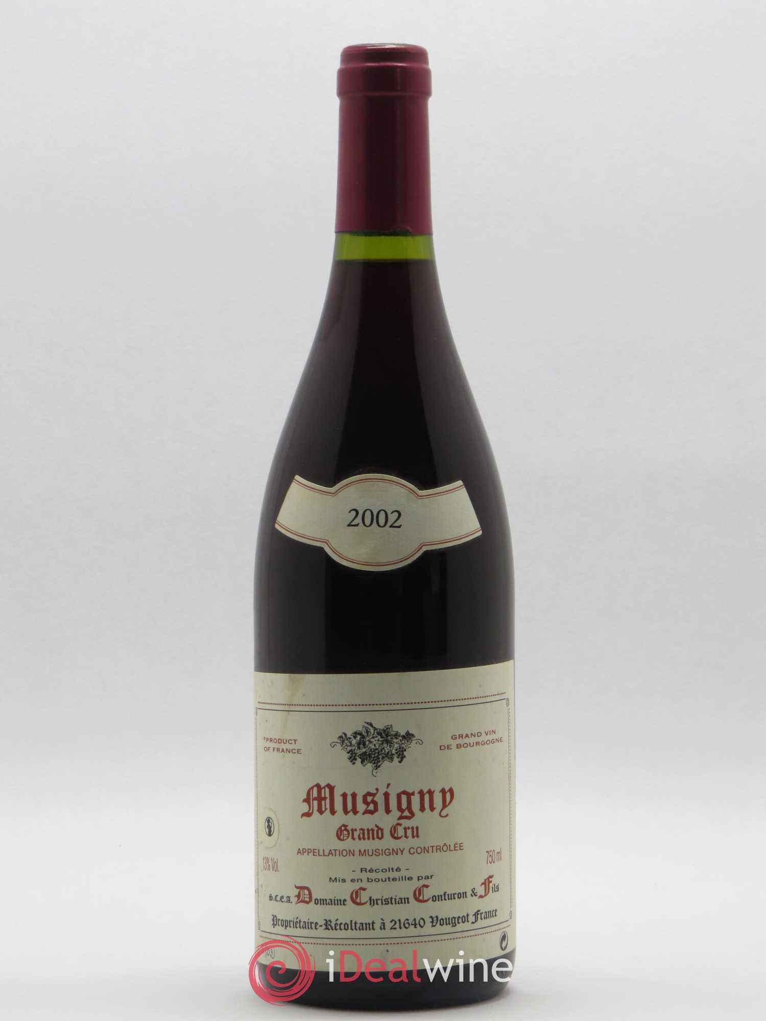 Musigny Grand Cru Christian Confuron 2002 - Lot de 1 bouteille - 0
