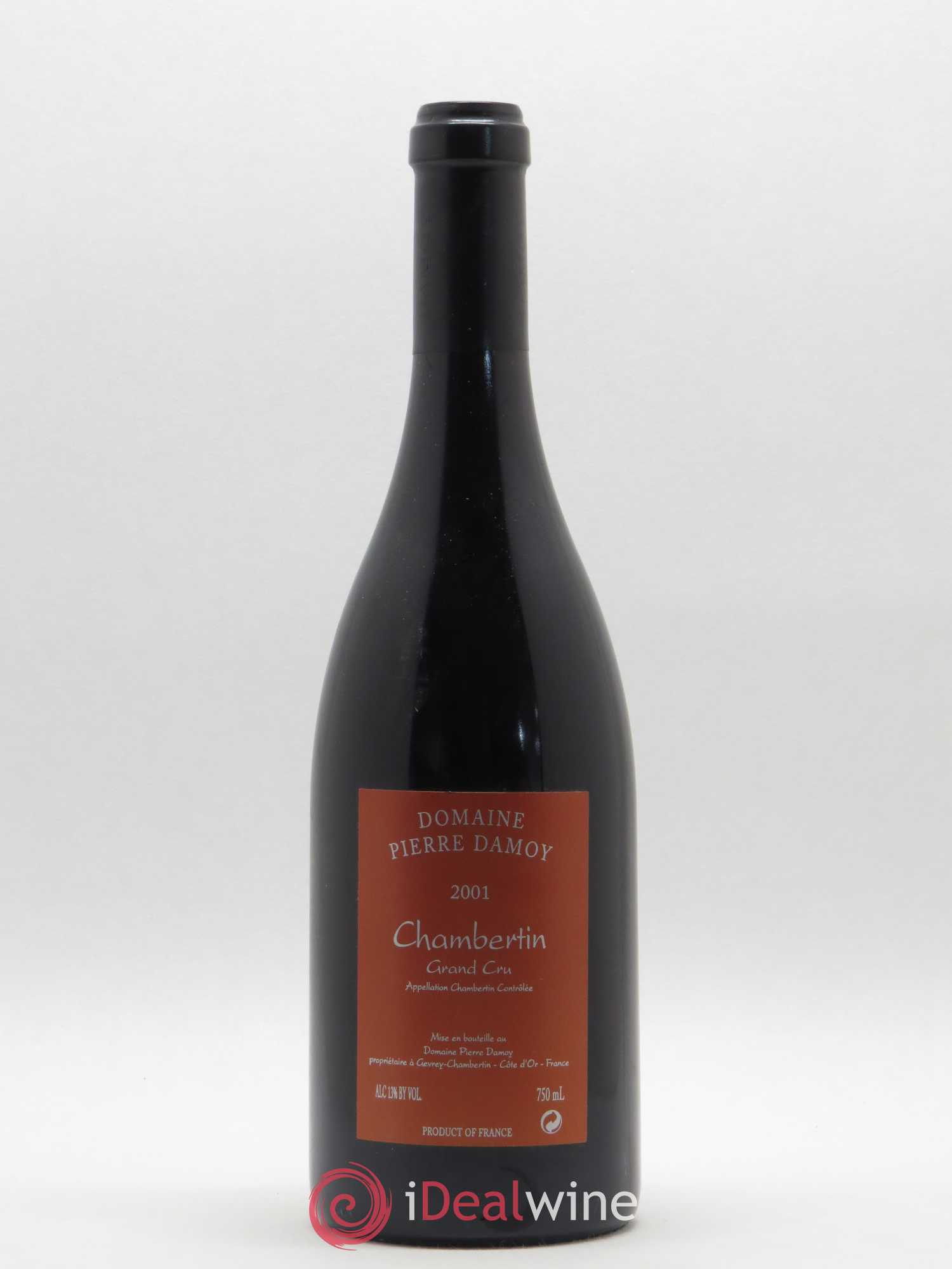 Chambertin Grand Cru Pierre Damoy 2001 - Lot de 1 bouteille - 0