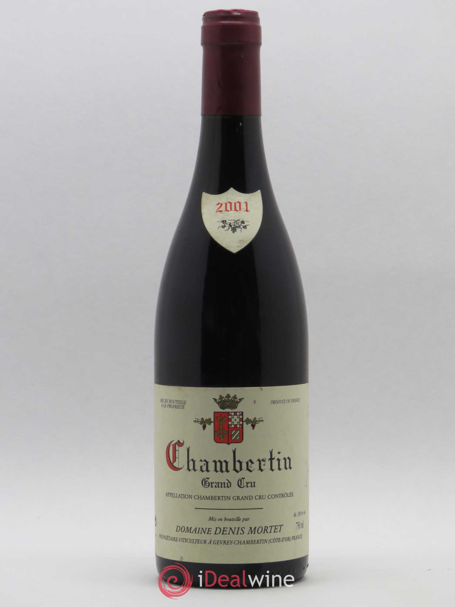 Chambertin Grand Cru Denis Mortet (Domaine) 2001 - Lot de 1 bouteille - 0