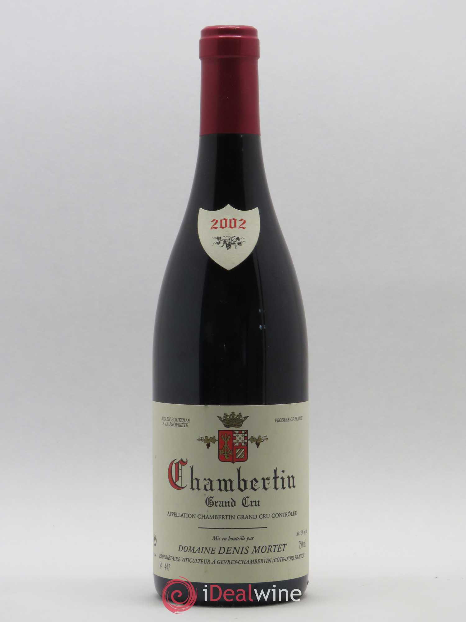 Chambertin Grand Cru Denis Mortet (Domaine) 2002 - Lot de 1 bouteille - 0