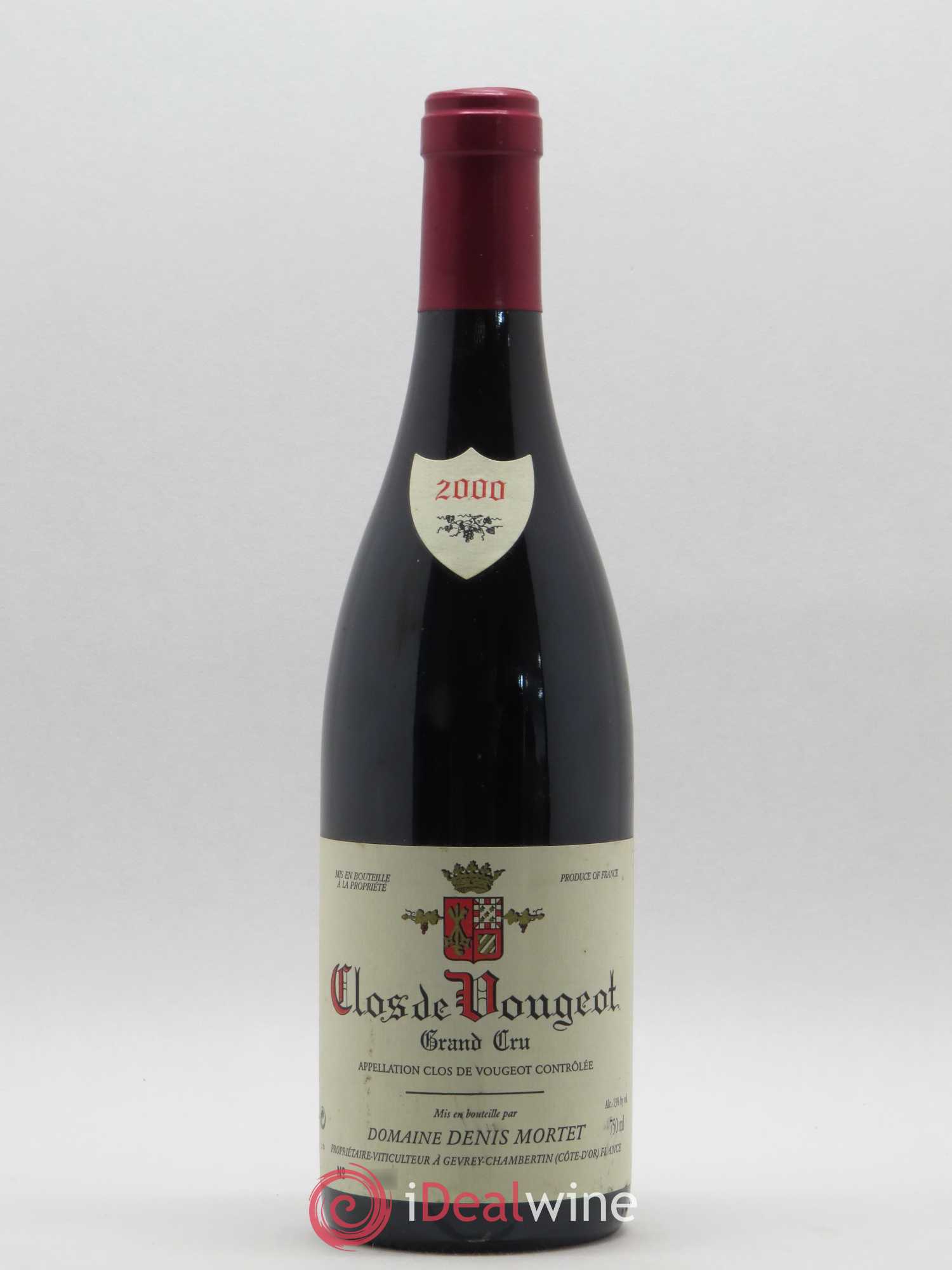Clos de Vougeot Grand Cru Denis Mortet (Domaine) 2000 - Lot de 1 bouteille - 0
