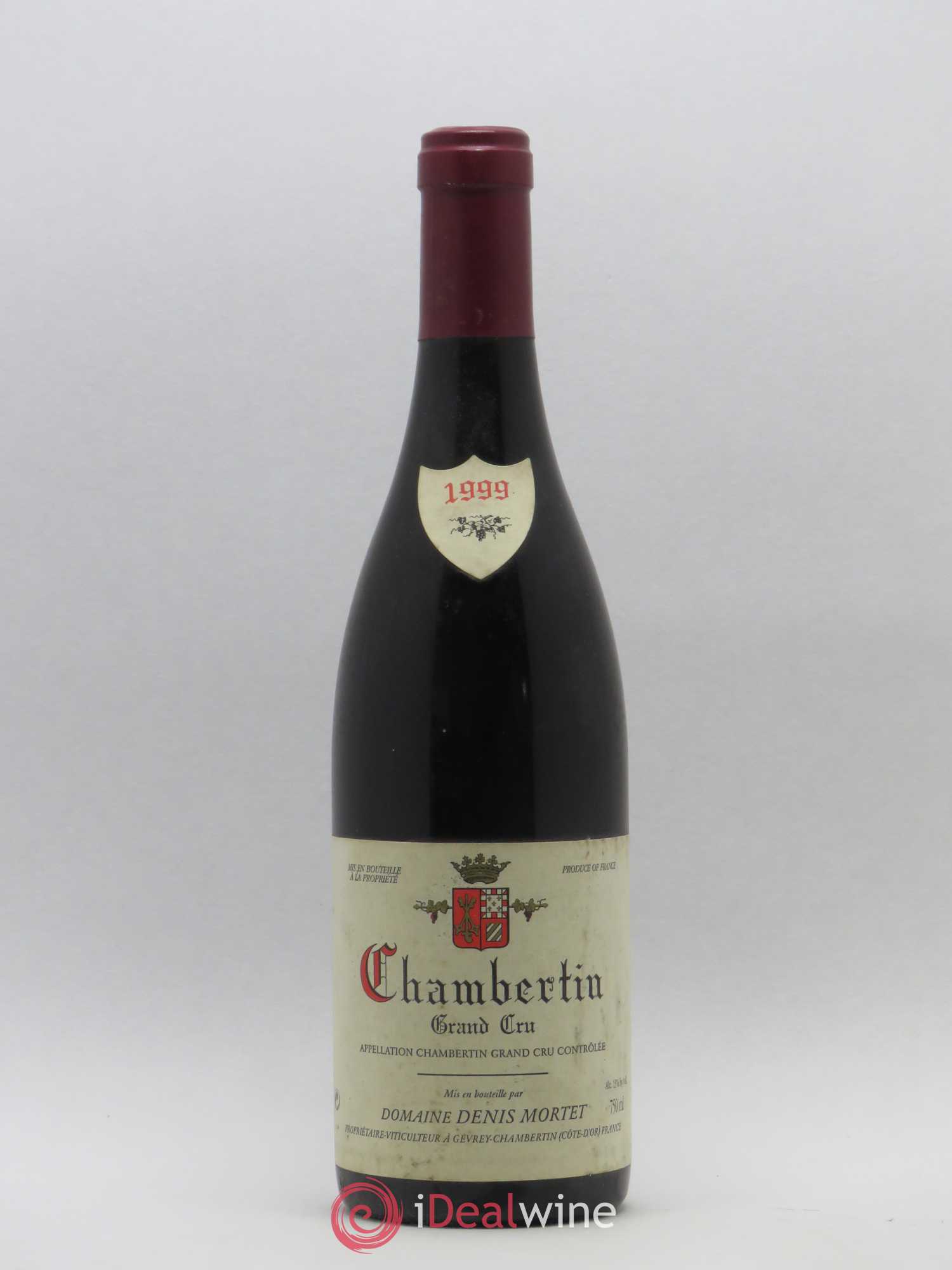 Chambertin Grand Cru Denis Mortet (Domaine) 1999 - Lot de 1 bouteille - 0