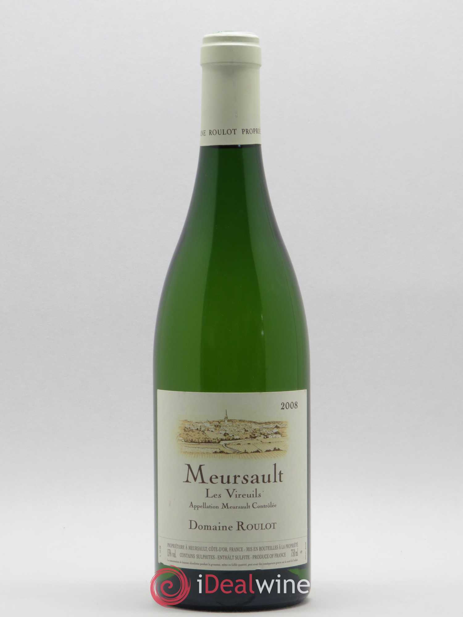 Meursault Les Vireuils Roulot (Domaine) 2008 - Lot de 1 bouteille - 0