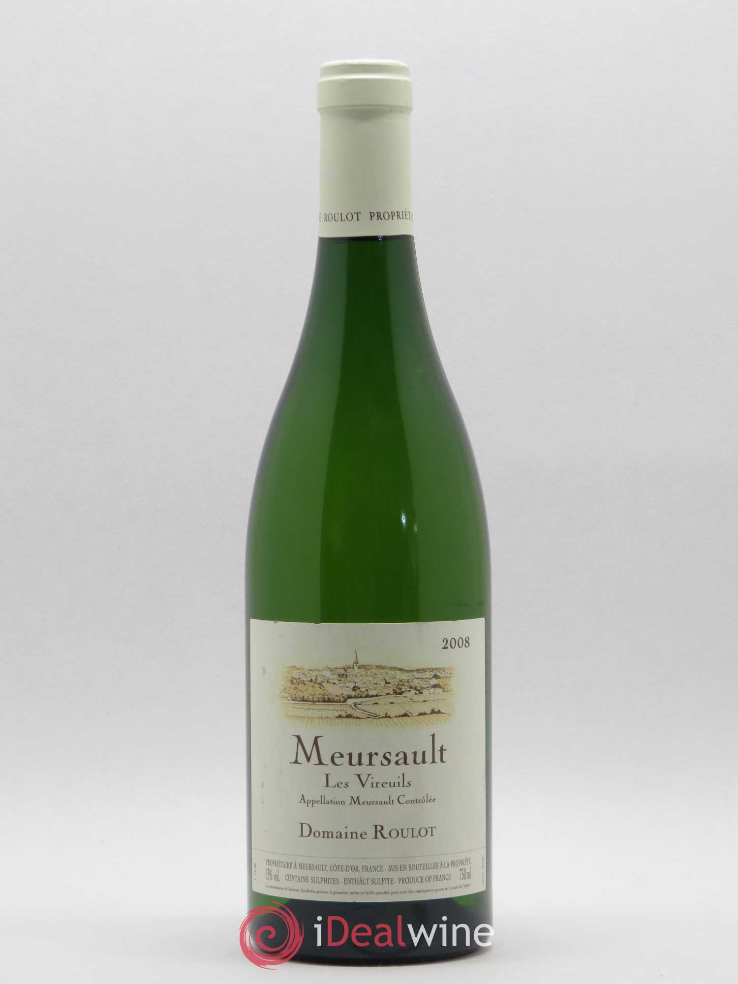 Meursault Les Vireuils Roulot (Domaine) 2008 - Lot de 1 bouteille - 0