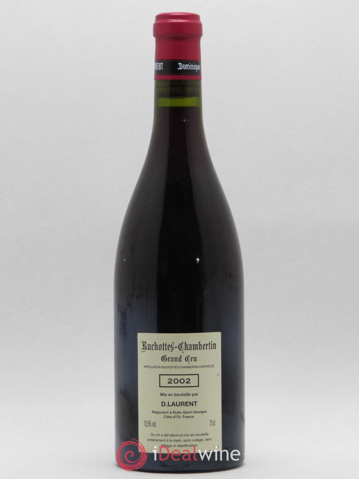 Ruchottes-Chambertin Grand Cru Vieilles vignes Dominique Laurent 2002 - Lot of 1 bottle - 1