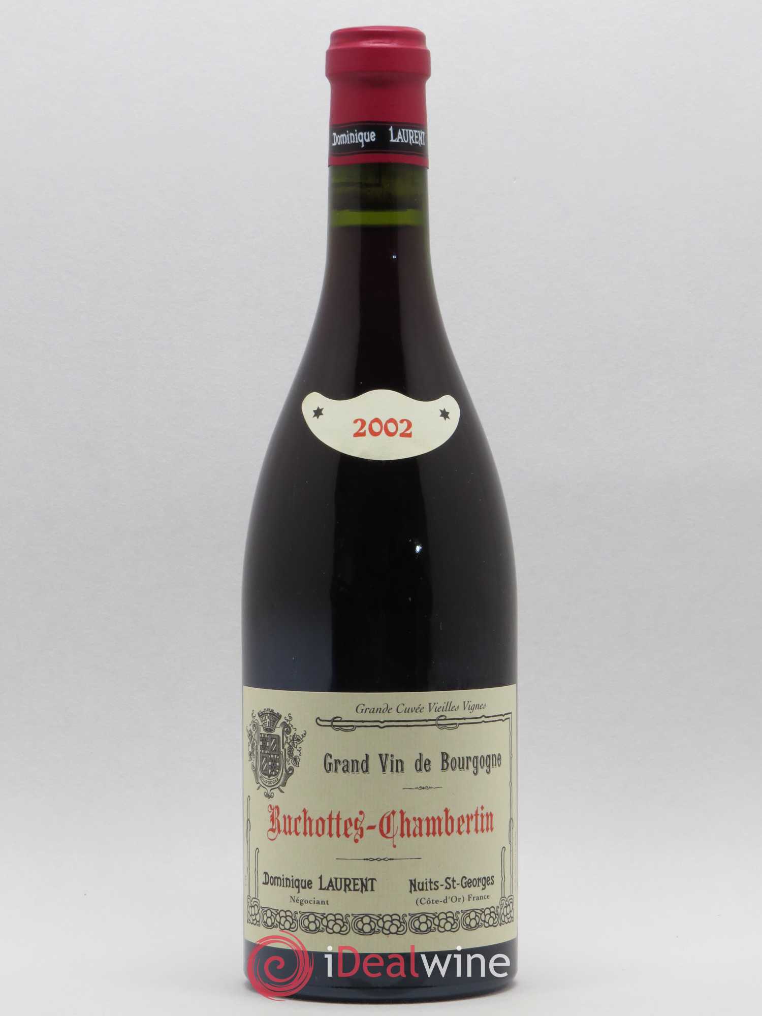 Ruchottes-Chambertin Grand Cru Vieilles vignes Dominique Laurent 2002 - Lot de 1 bouteille - 0