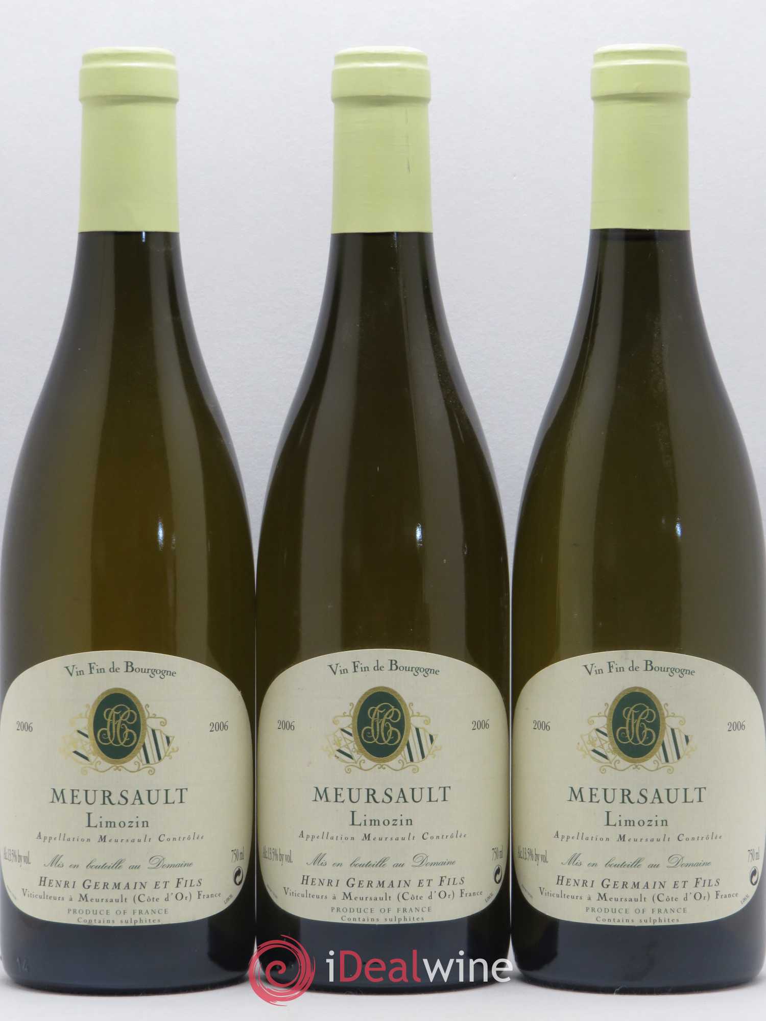 Meursault Limozin Henri Germain 2006 - Posten von 3 Flaschen - 0