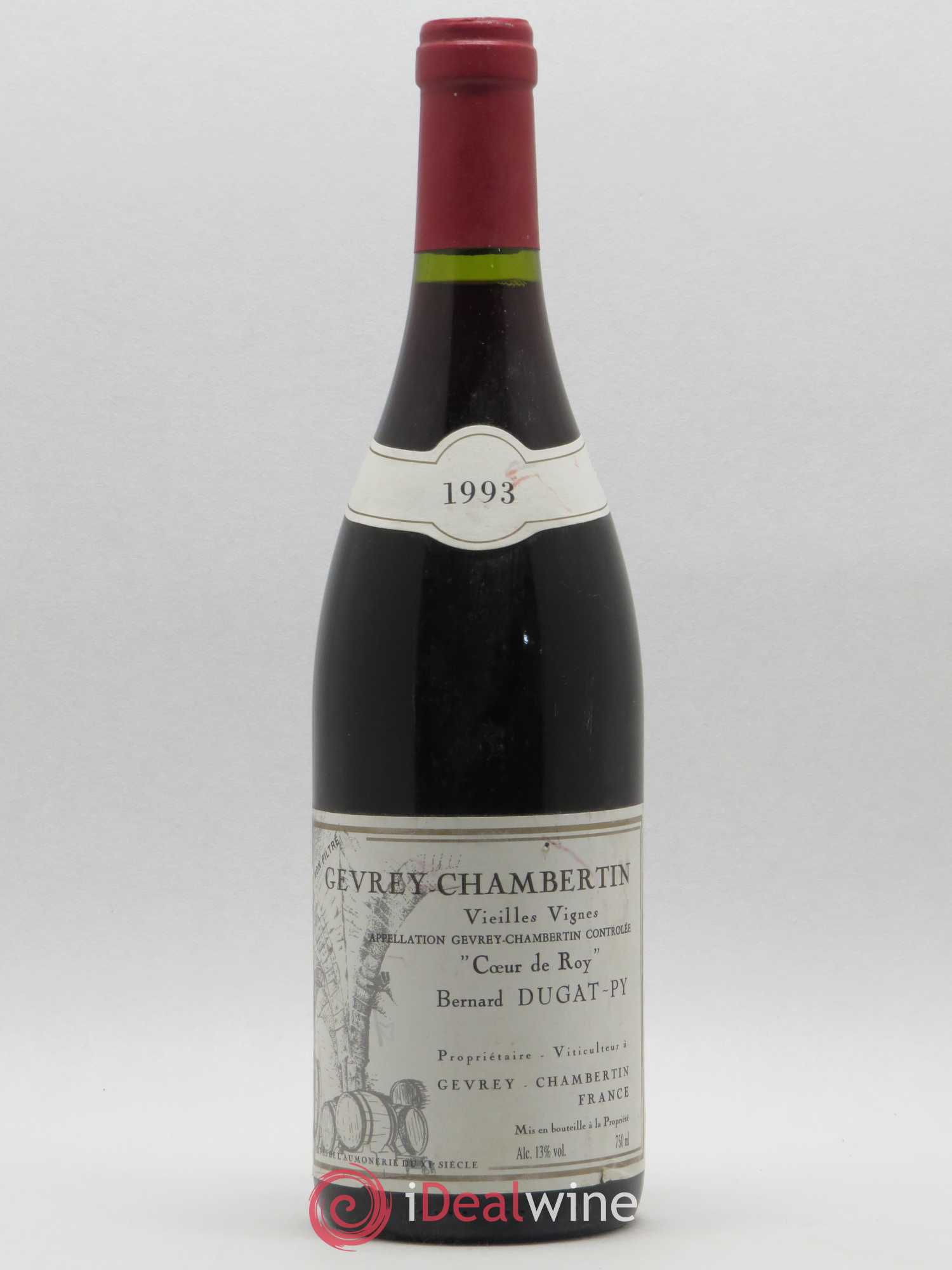 Gevrey-Chambertin Coeur de Roy Très Vieilles Vignes Dugat-Py Vieilles vignes 1993 - Lot de 1 bouteille - 0