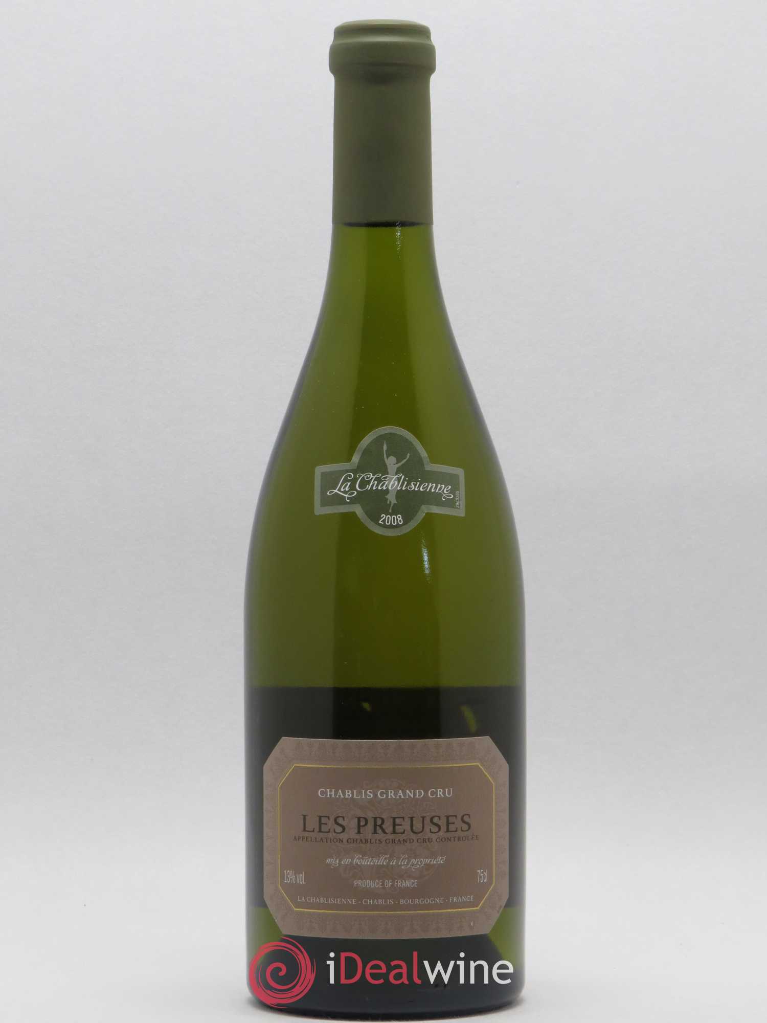 Chablis Grand Cru Les Preuses La Chablisienne 2008 - Lot de 1 bouteille - 0