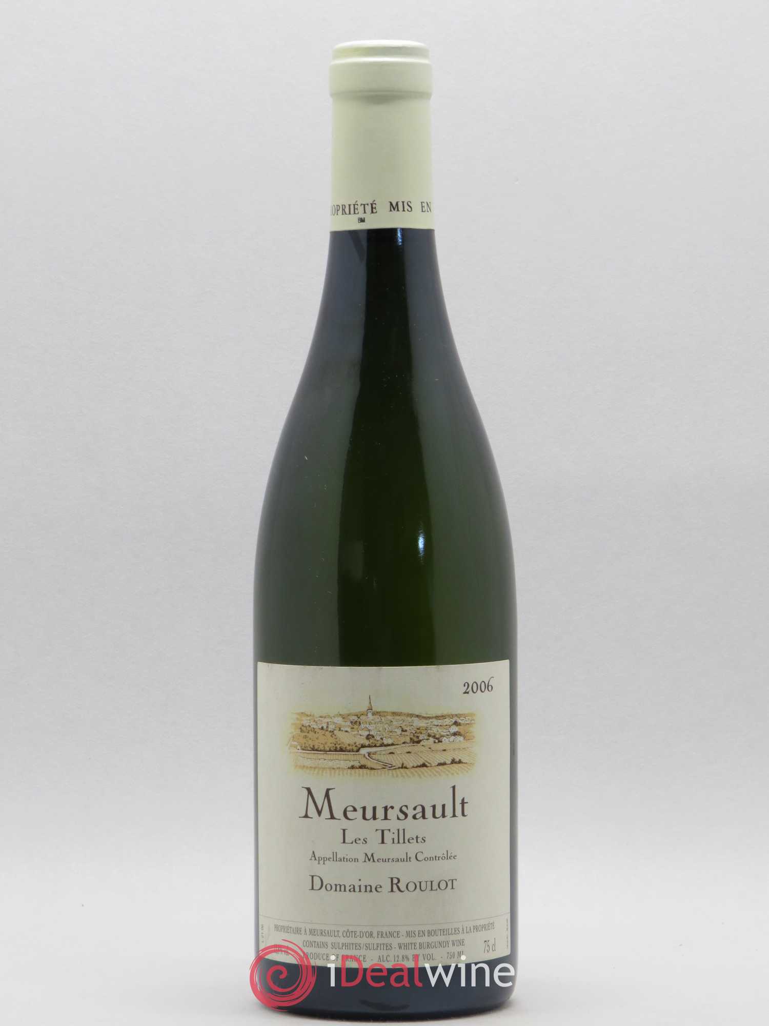 Meursault Les Tillets Roulot (Domaine) 2006 - Lot de 1 bouteille - 0