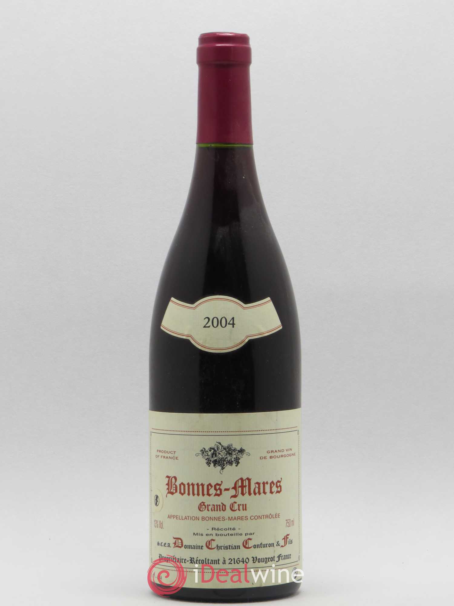 Bonnes-Mares Grand Cru Christian Confuron 2004 - Lot de 1 bouteille - 0