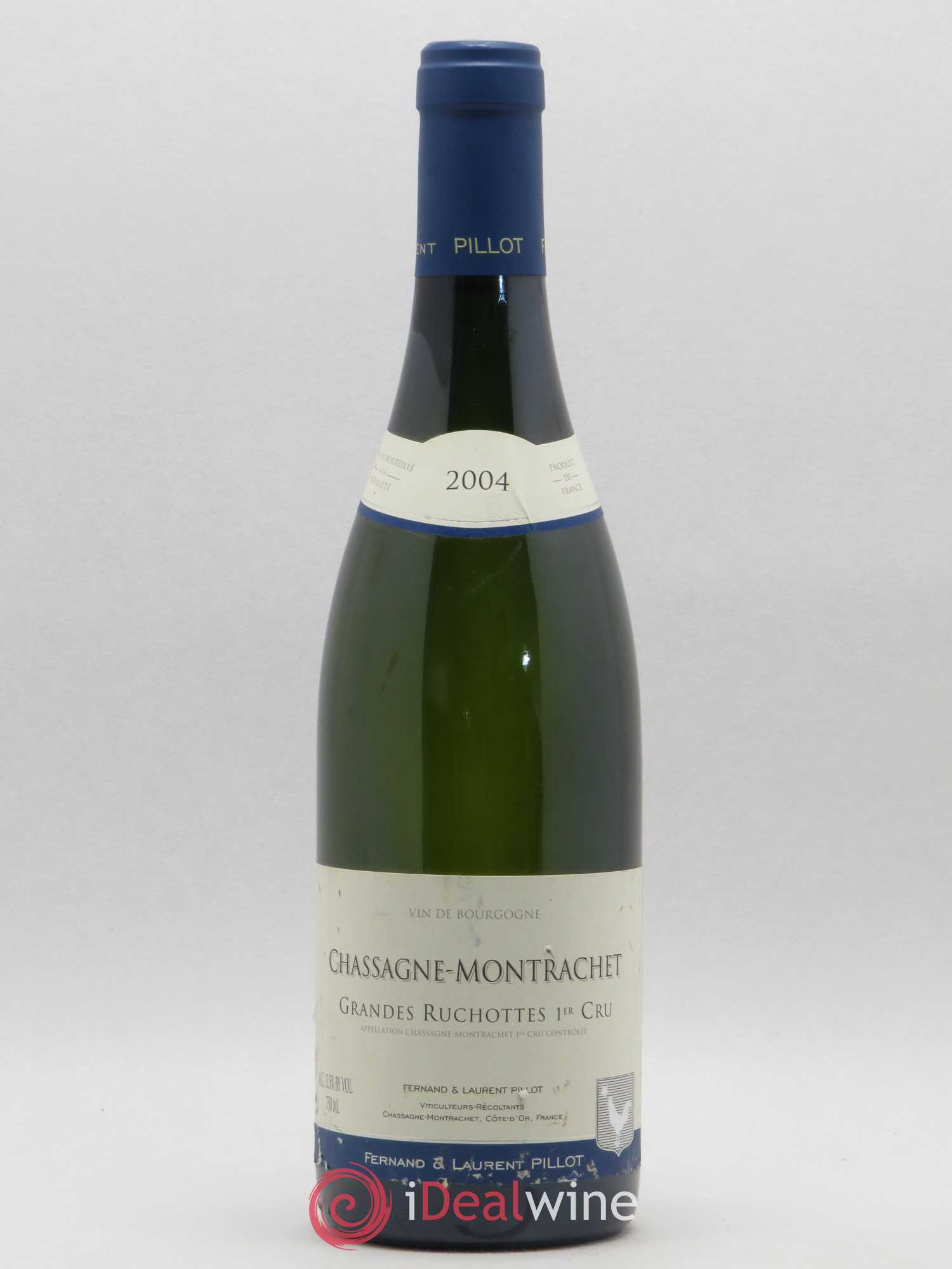 Chassagne-Montrachet 1er Cru Grandes Ruchottes Fernand et Laurent Pillot 2004 - Lot de 1 bouteille - 0