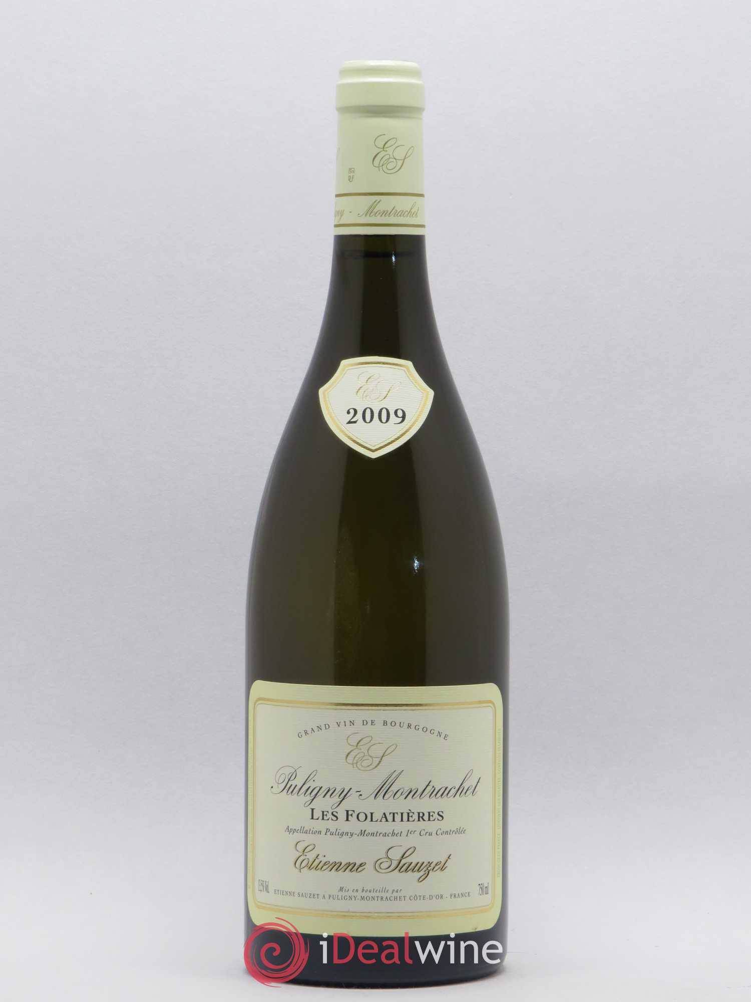 Puligny-Montrachet 1er Cru Les Folatières Etienne Sauzet 2009 - Lot de 1 bouteille - 0