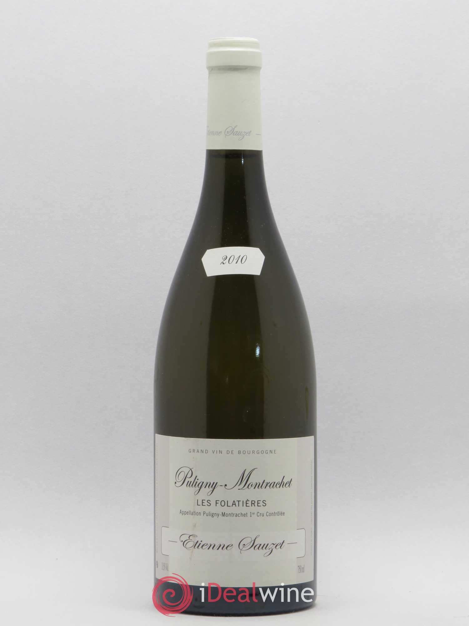 Puligny-Montrachet 1er Cru Les Folatières Etienne Sauzet 2010 - Lot de 1 bouteille - 0