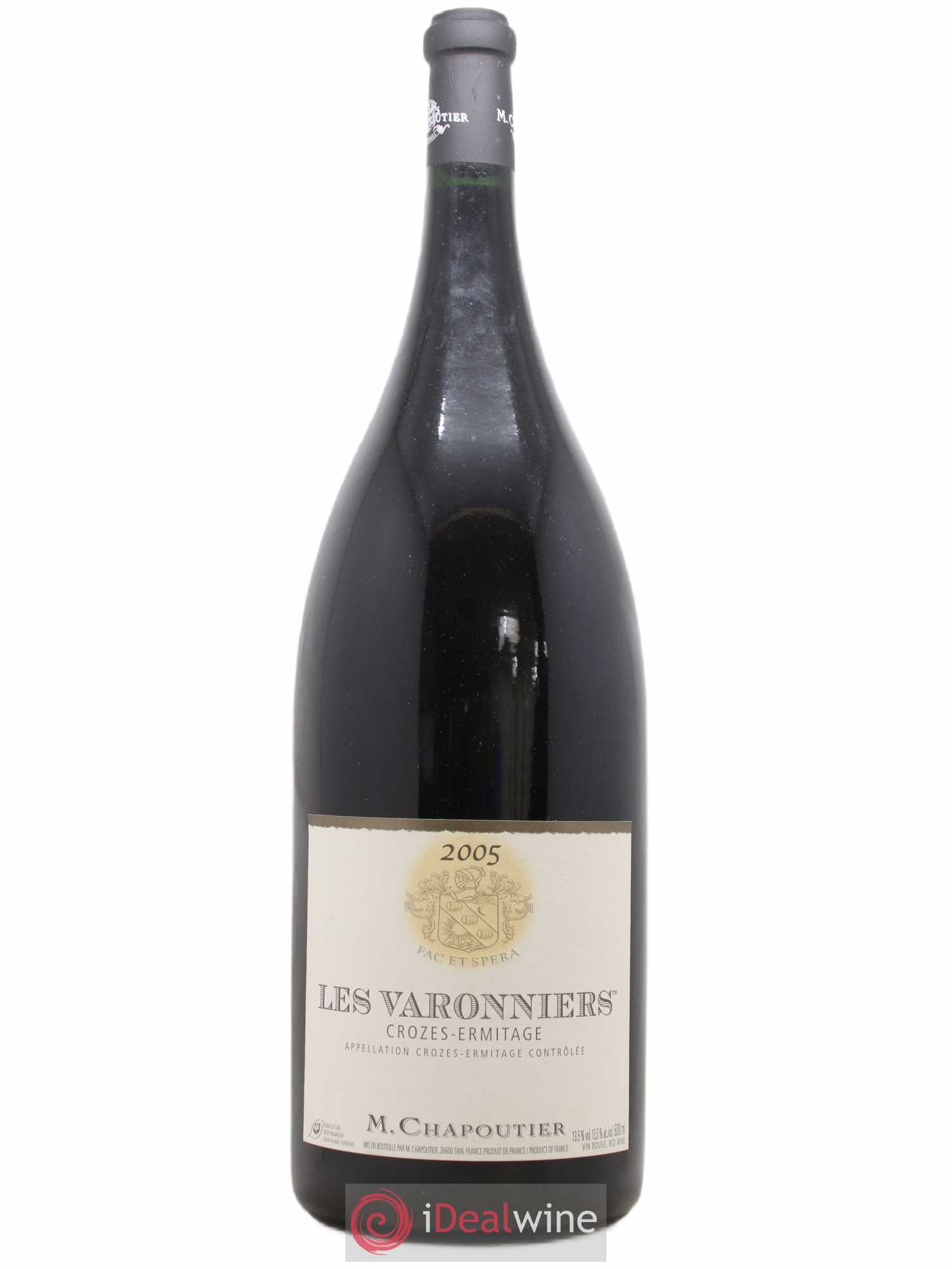 Crozes-Hermitage Les Varonniers Chapoutier 2005 - Lot de 1 mathusalem - 0