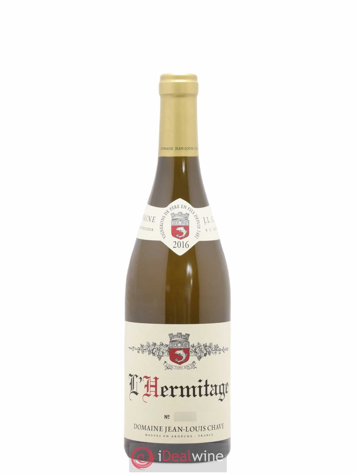 Hermitage Jean-Louis Chave 2016 - Lot de 1 bouteille - 0