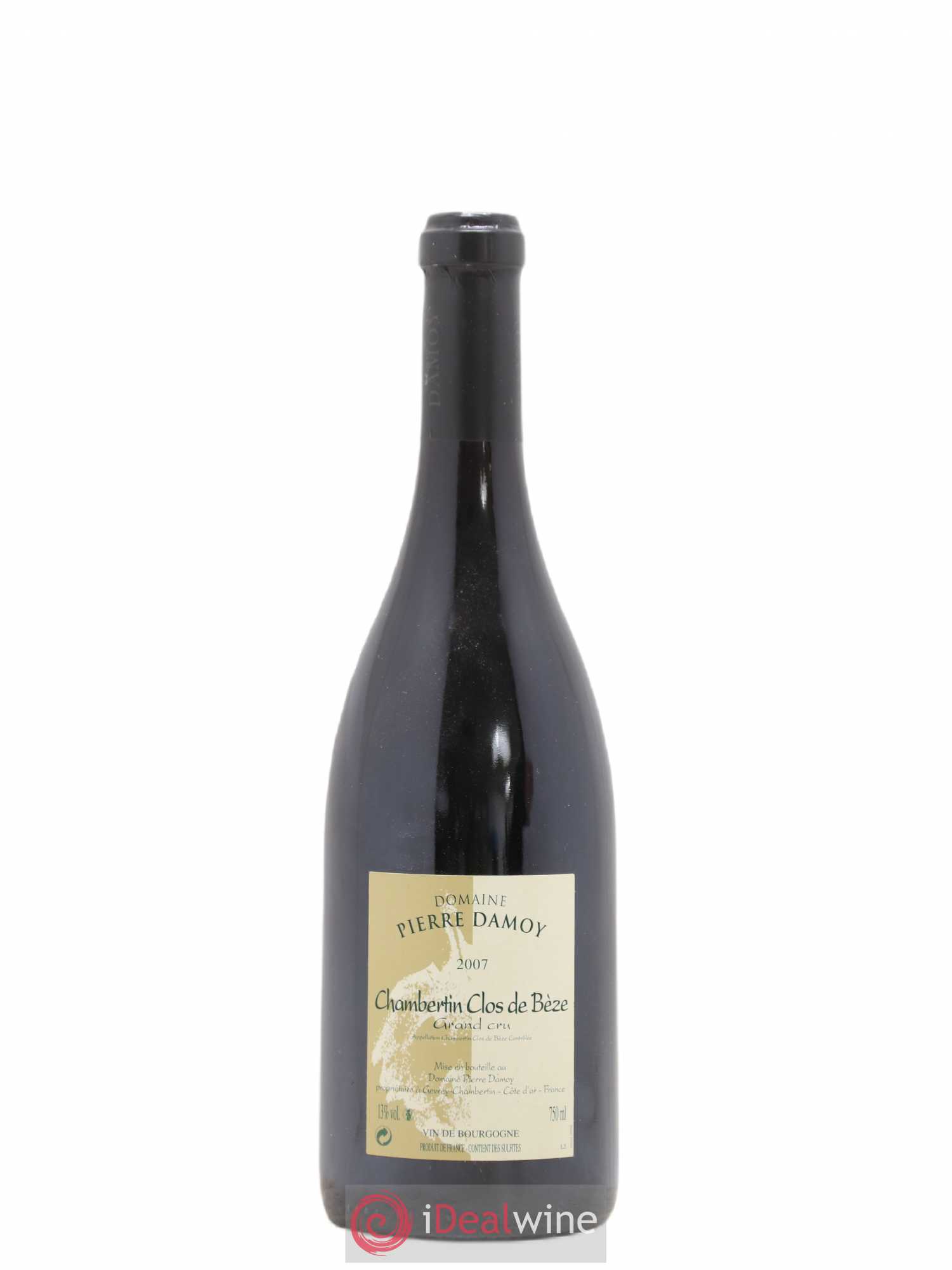 Chambertin Clos de Bèze Grand Cru Pierre Damoy 2007 - Lot de 1 bouteille - 0