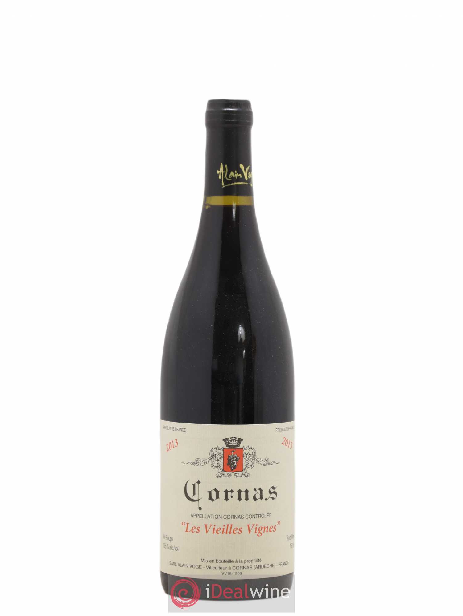 Cornas Les Vieilles Vignes Alain Voge (Domaine) 2013 - Lot de 1 bouteille - 0